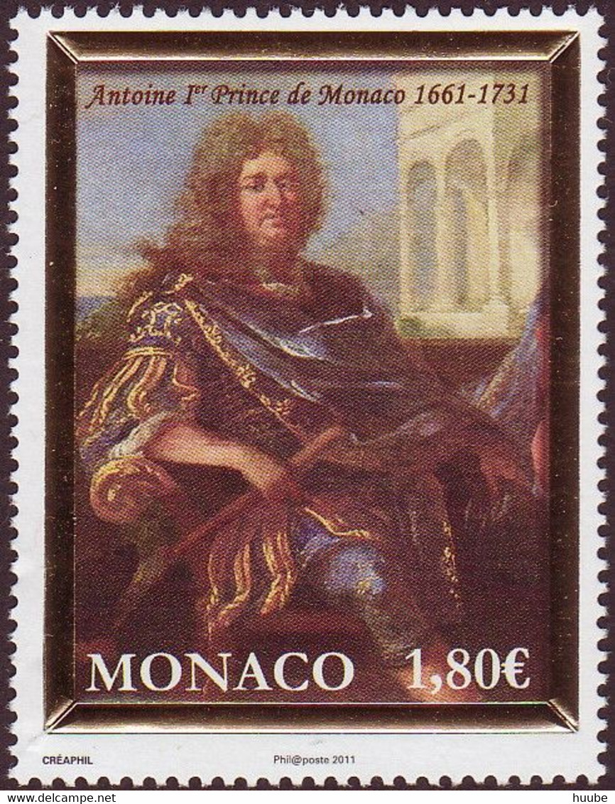 Monaco, 2011, Mi 3060, The 350th Anniversary Of The Birth Of Prince Antoine I, 1v, MNH - Unused Stamps