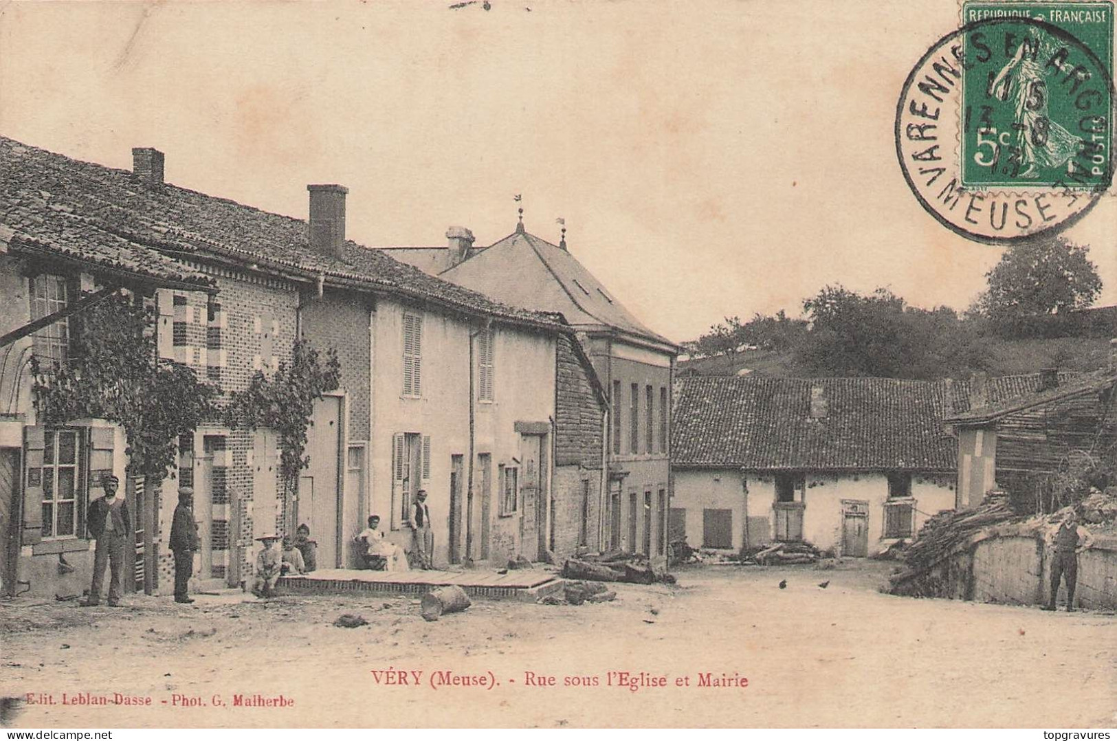 55 VERY RUE SOUS L'EGLISE ET MAIRIE - 967 - Andere & Zonder Classificatie