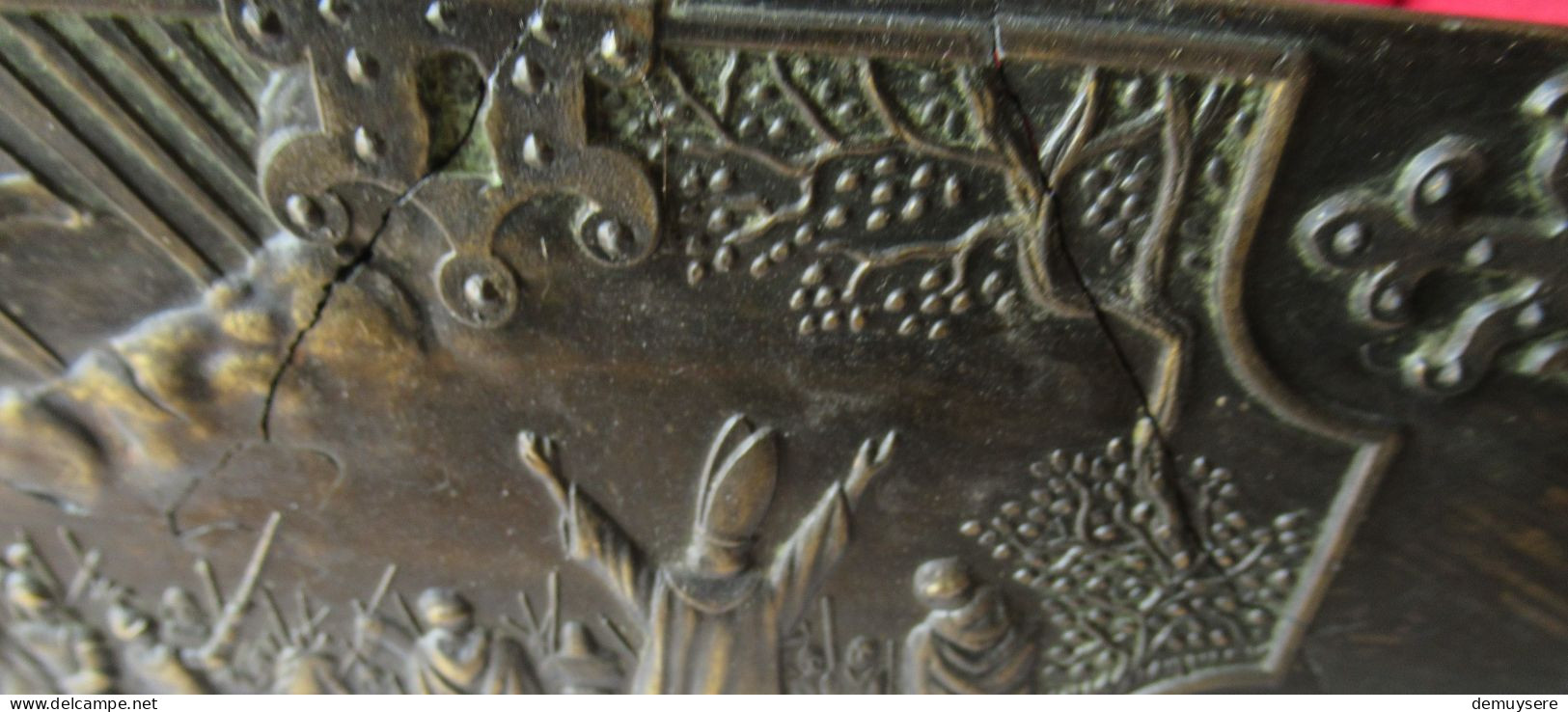 LADE 400  - Koning Valdemar's Kruistochten Herdenkingsdoos 1219 door Iron Art Kopenhagen - 1838 gram - 20x10x9 cm