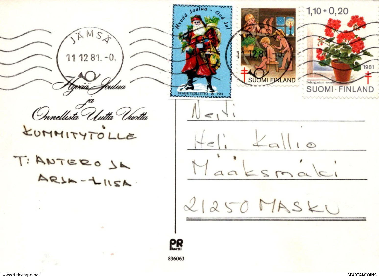 NIÑOS Escenas Paisajes Vintage Tarjeta Postal CPSM #PBT272.A - Scènes & Paysages