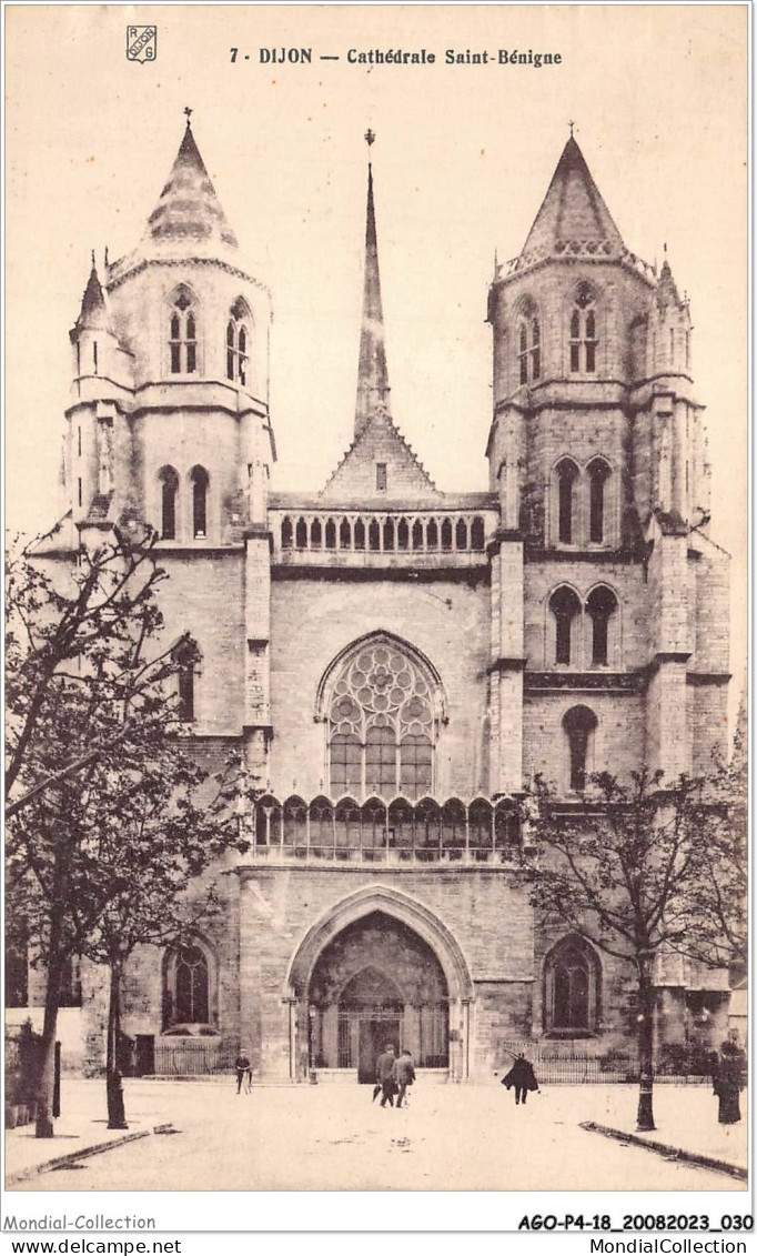 AGOP4-0282-18 - DIJON - Cathédrale Sainte-bénigne - Andere & Zonder Classificatie