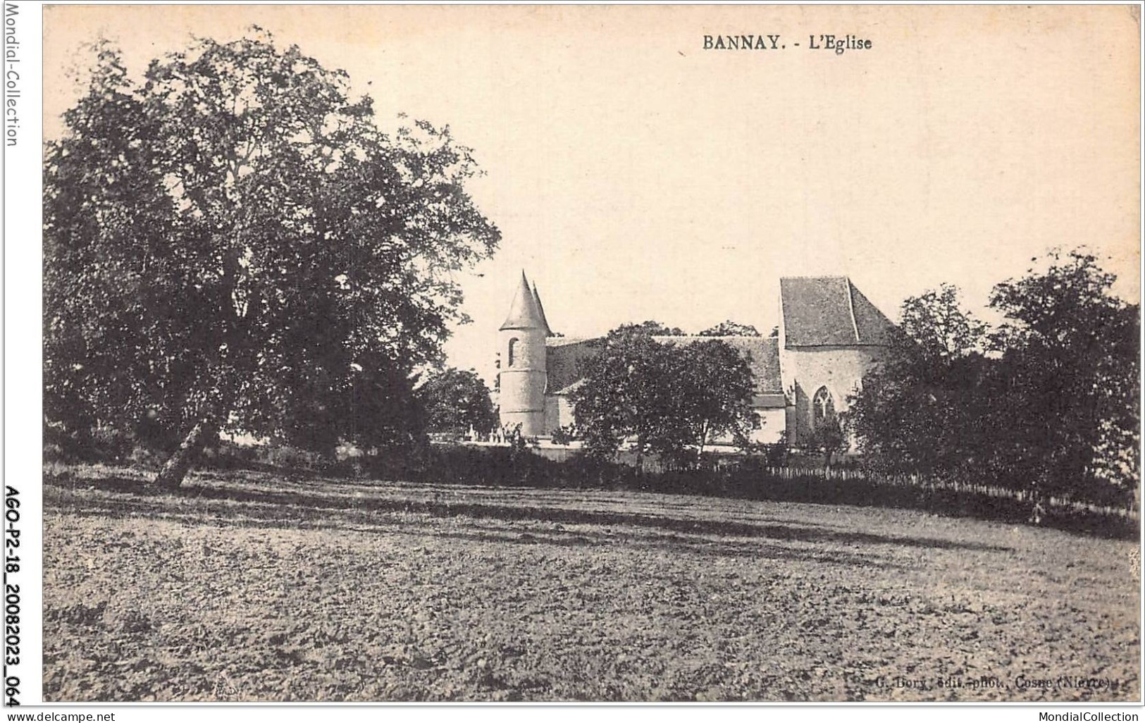 AGOP2-0122-18 - BANNAY - L'église - Bourges