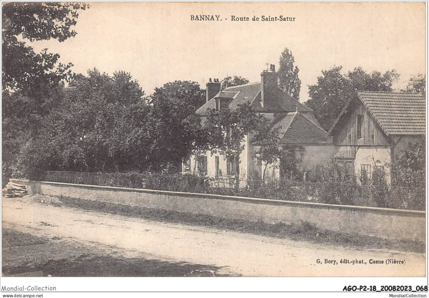 AGOP2-0124-18 - BANNAY - Cher - Route De Saint-satur - Bourges