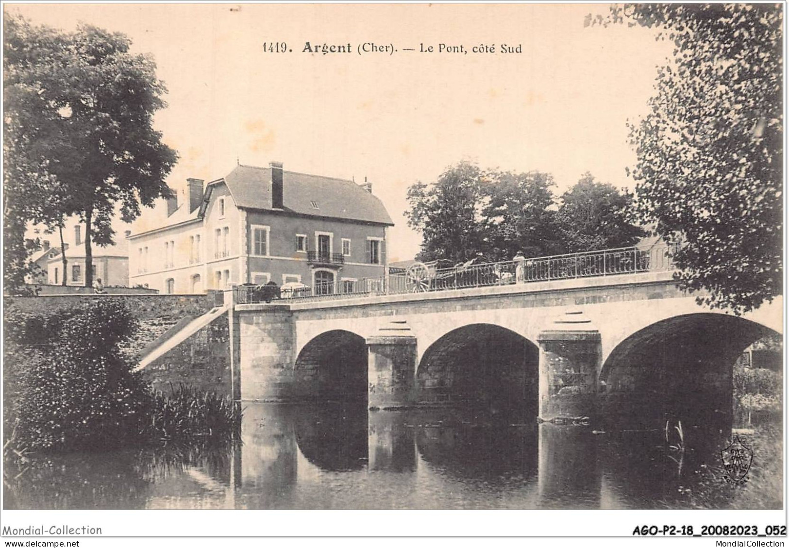 AGOP2-0116-18 - ARGENT - Cher - Le Pont - Côté Sud - Argent-sur-Sauldre