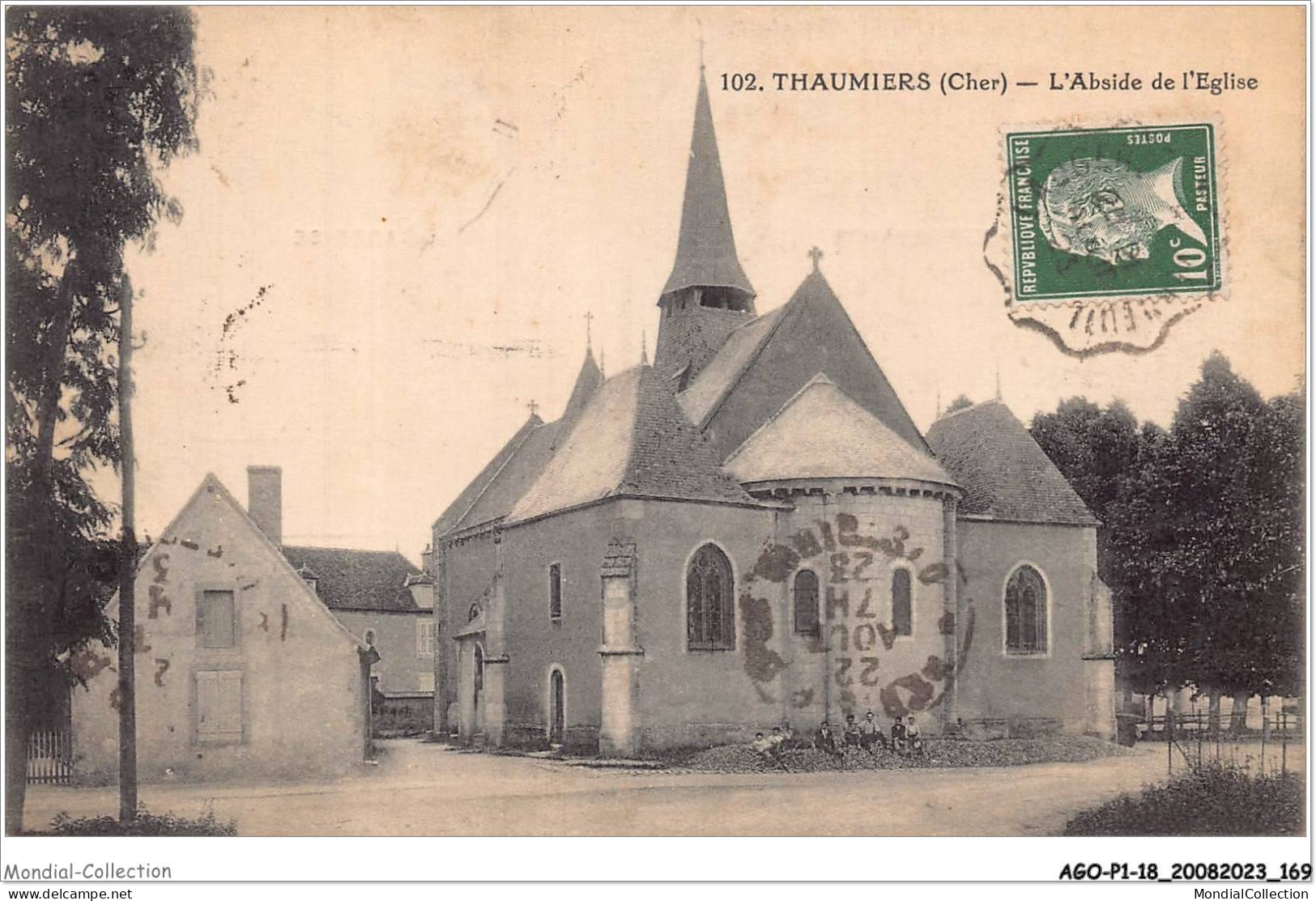 AGOP1-0086-18 - THAUMIERS - Cher - L'abside De L'église - Thaumiers