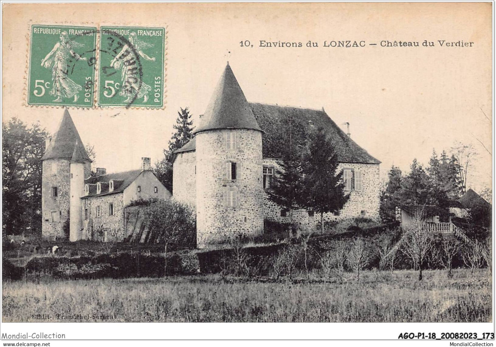 AGOP1-0088-18 - Environs Du - LONZAC - Chateau Du Verdier - Andere & Zonder Classificatie