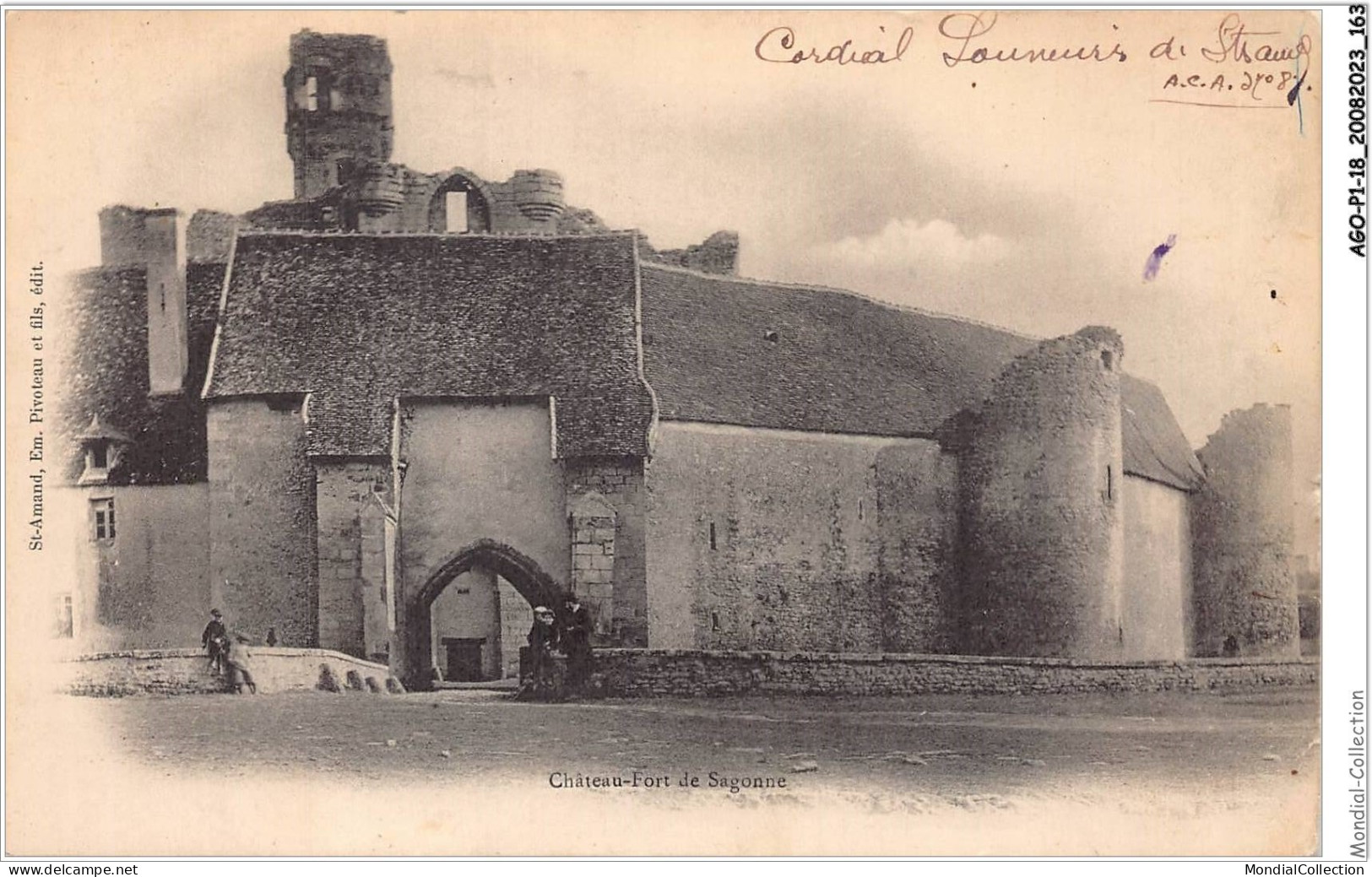 AGOP1-0083-18 - Chateau-fort De - SAGONNE - Saint-Amand-Montrond