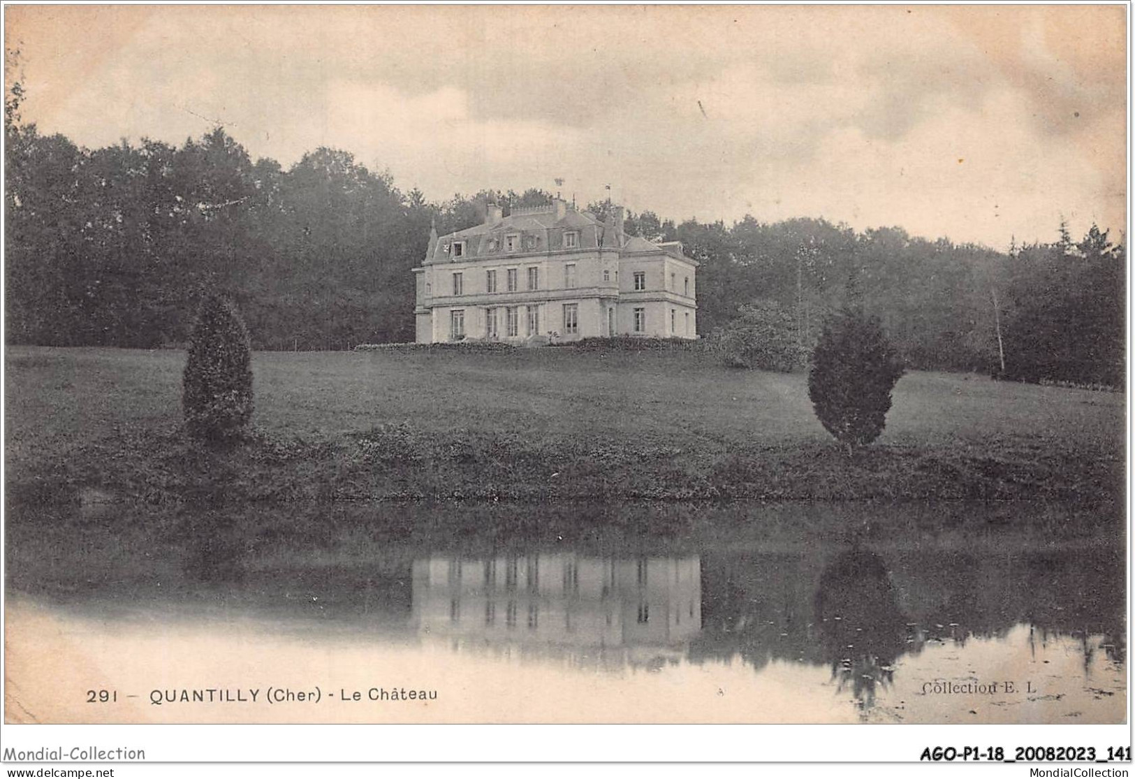 AGOP1-0072-18 - QUANTILLY - Cher - Le Chateau - Bourges