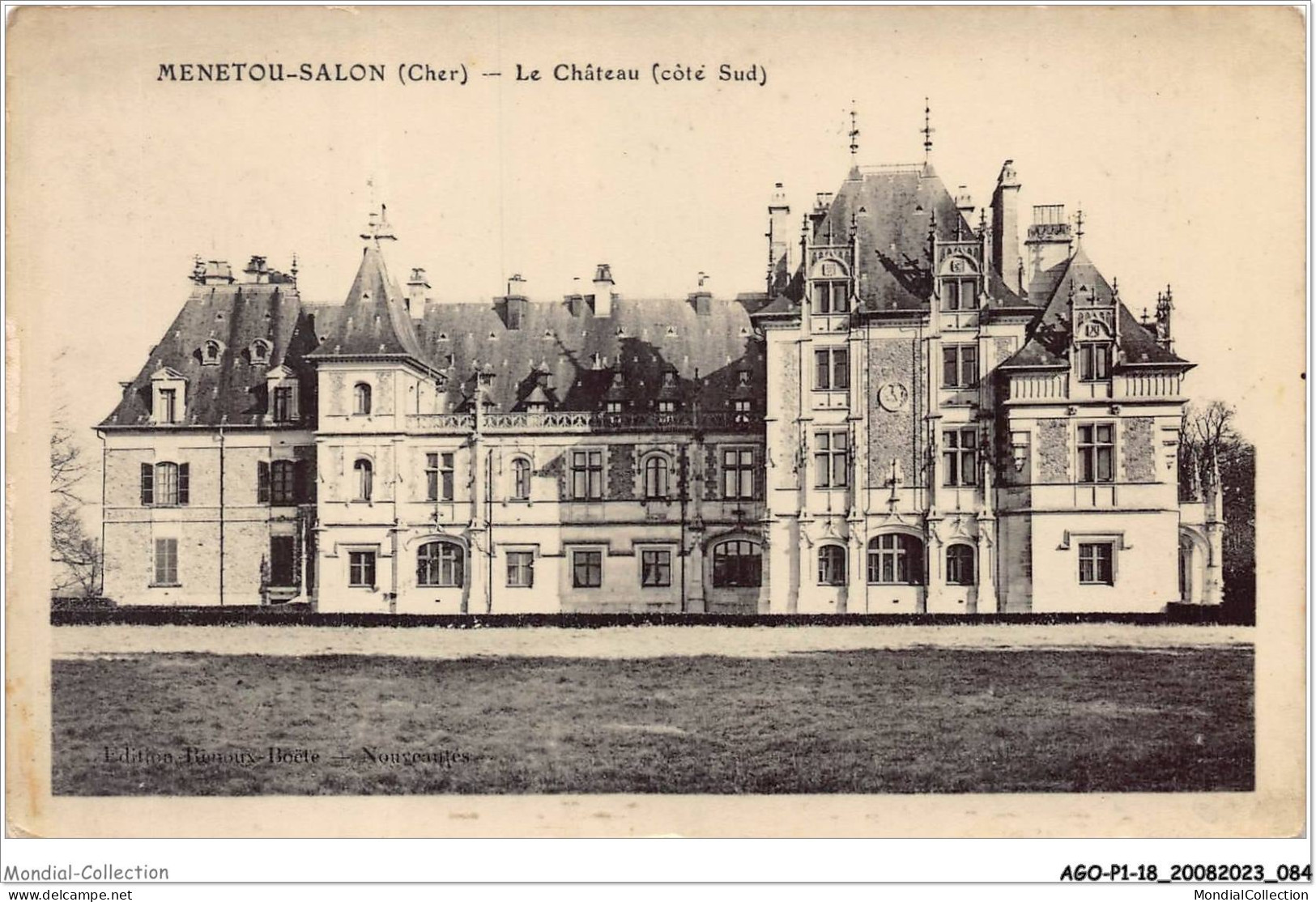 AGOP1-0043-18 - MENETOU-SALON - Cher - Le Chateau - Côté Sud - Bourges