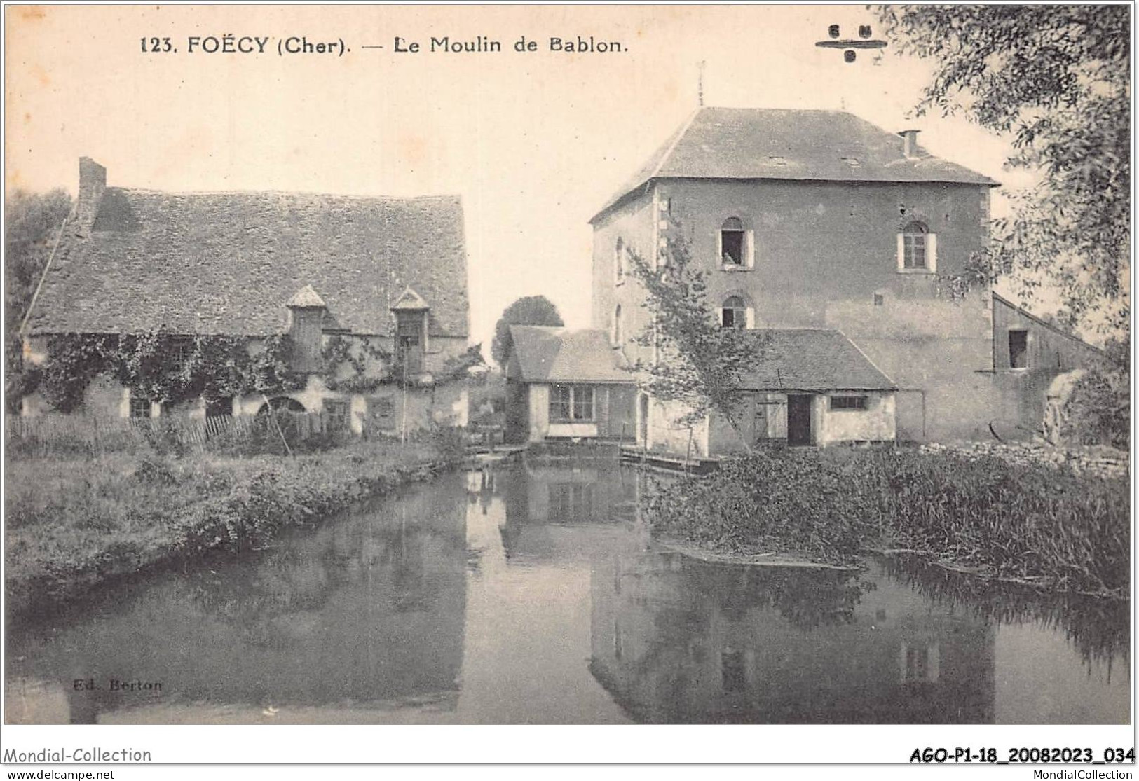 AGOP1-0018-18 - FOËCY - Cher - Le Moulin De Bablon - Vierzon