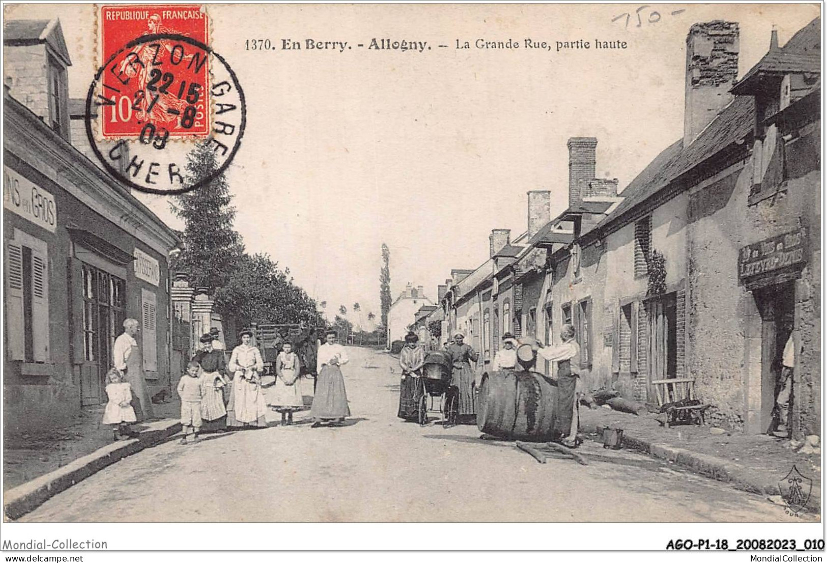 AGOP1-0006-18 - En Berry - ALLOGNY - Cher - La Grande Rue - Partie Haute - Bourges