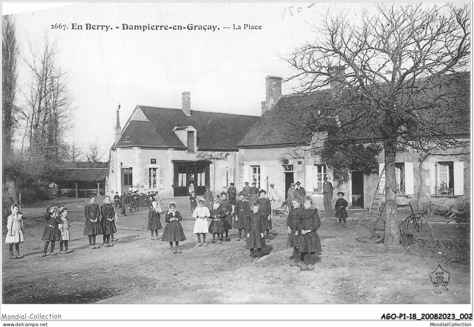 AGOP1-0002-18 - En Berry - DAMPIERRE-EN-GRACAY - La Place - Vierzon