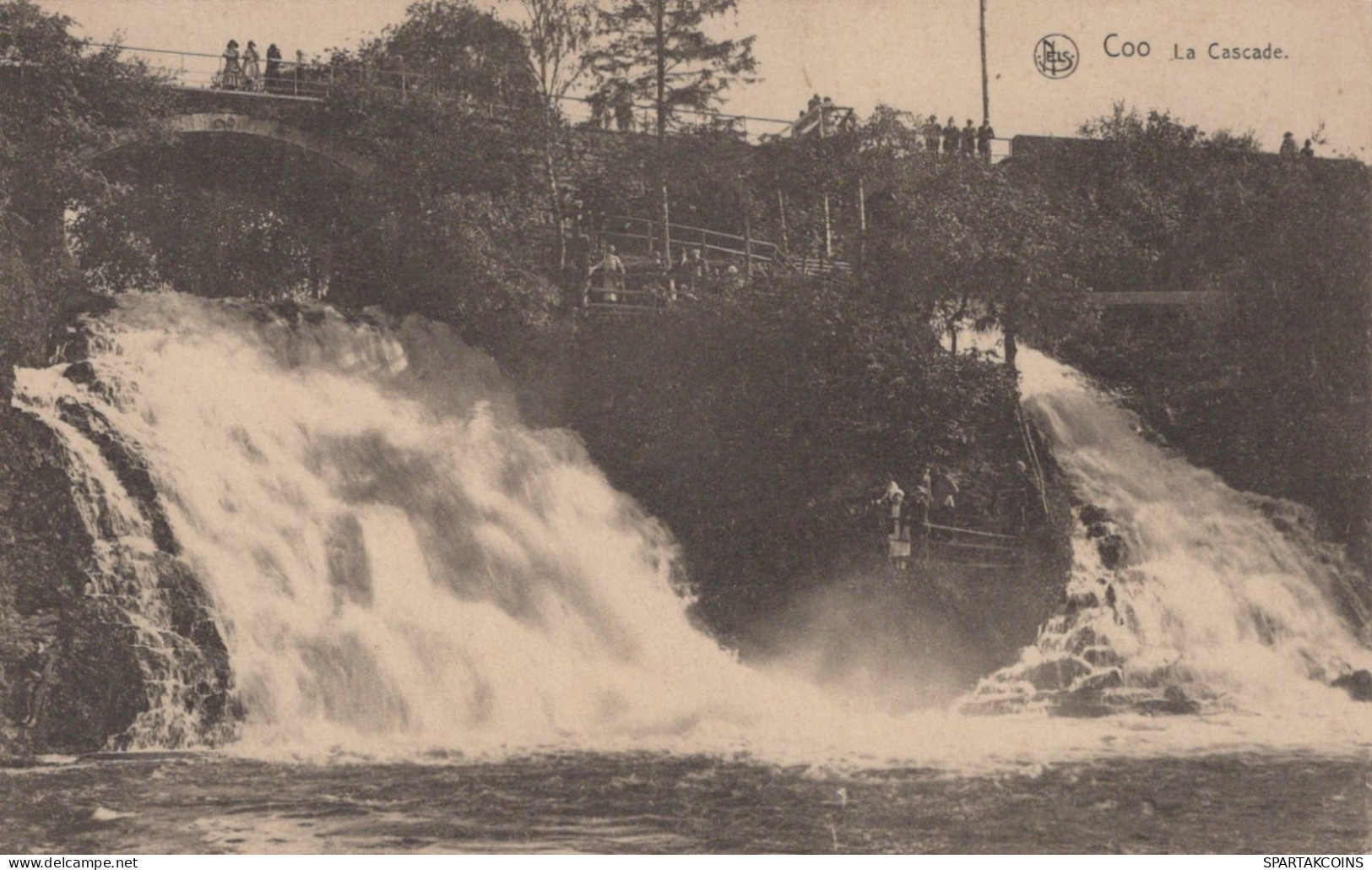 BELGIEN COO WASSERFALL Provinz Lüttich (Liège) Postkarte CPA Unposted #PAD105.A - Stavelot