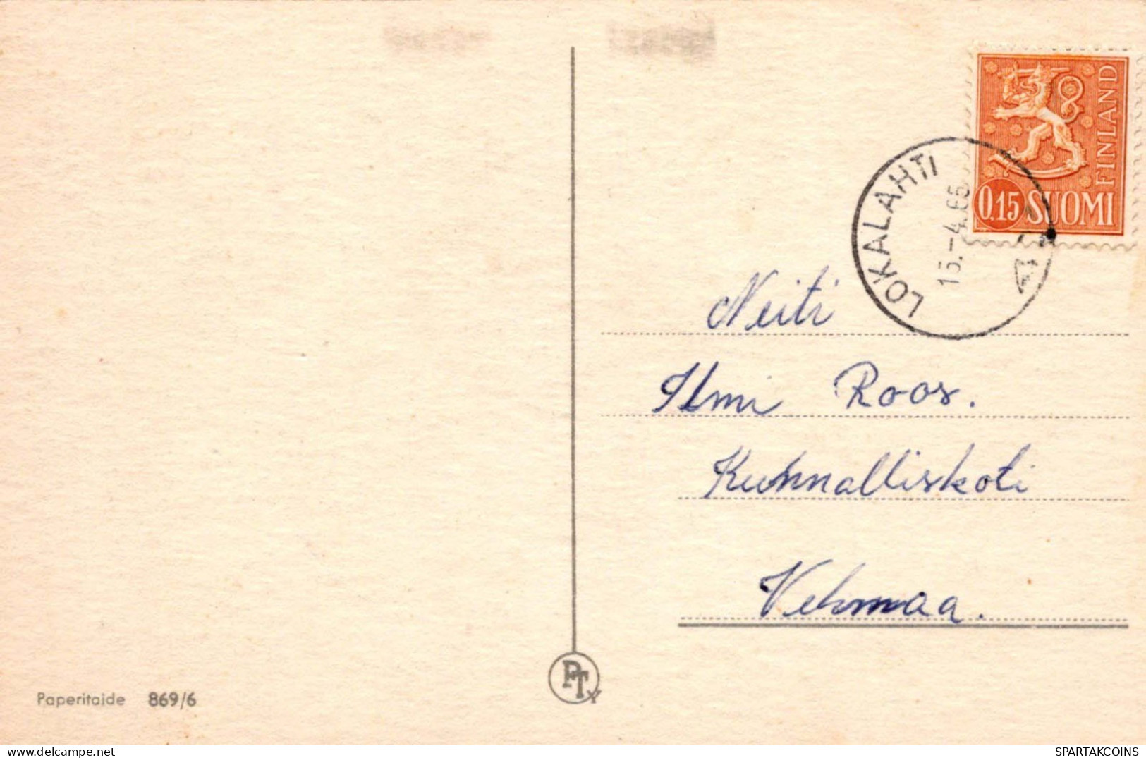 PASCUA POLLO HUEVO Vintage Tarjeta Postal CPA #PKE407.A - Pasen