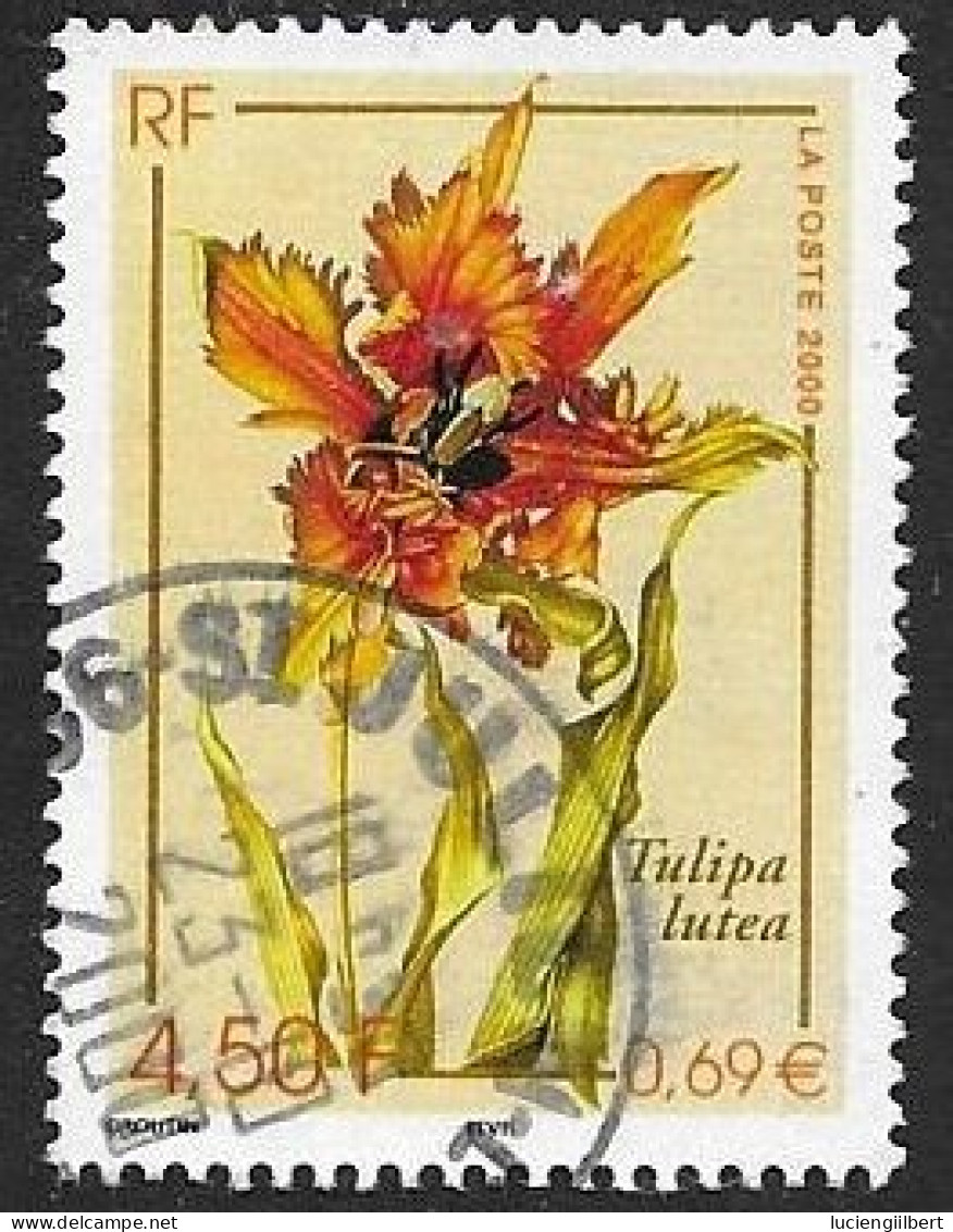 TIMBRE N° 3335  -   TULIPA        - OBLITERE  -   2000 - Oblitérés