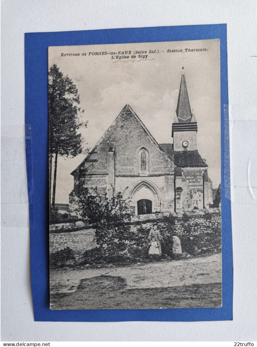 A-76-CPA-SIGY - Environs De Forges-Les-Eaux - L'Eglise - Autres & Non Classés