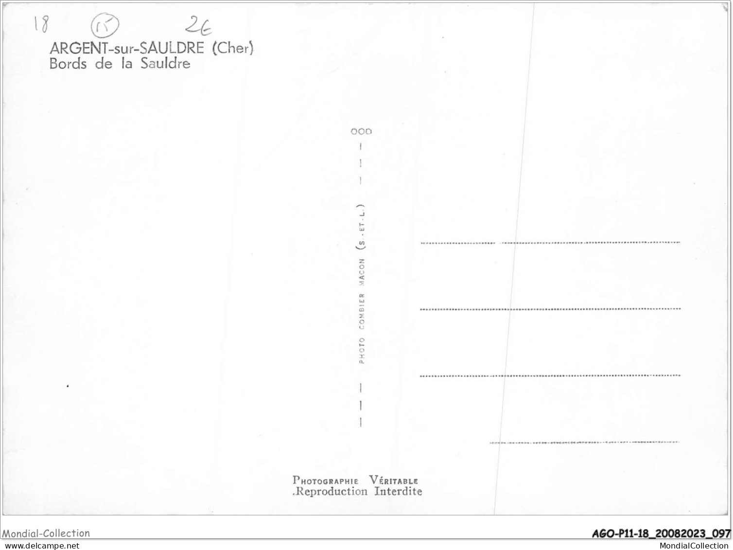 AGOP11-0930-18 - ARGENT-SUR-SAULDRE - Cher - Bords De La Sauldre - Argent-sur-Sauldre