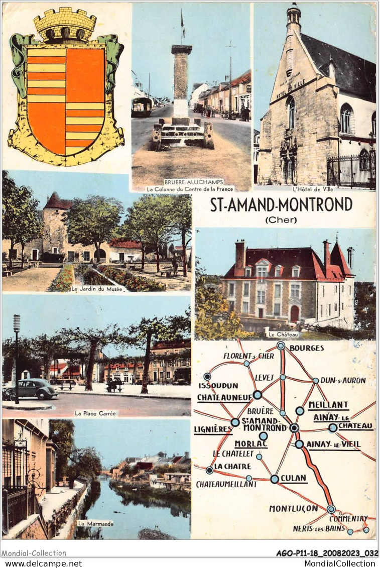 AGOP11-0898-18 - ST-AMAND-MONTROND - Cher - Vue Générale - Saint-Amand-Montrond