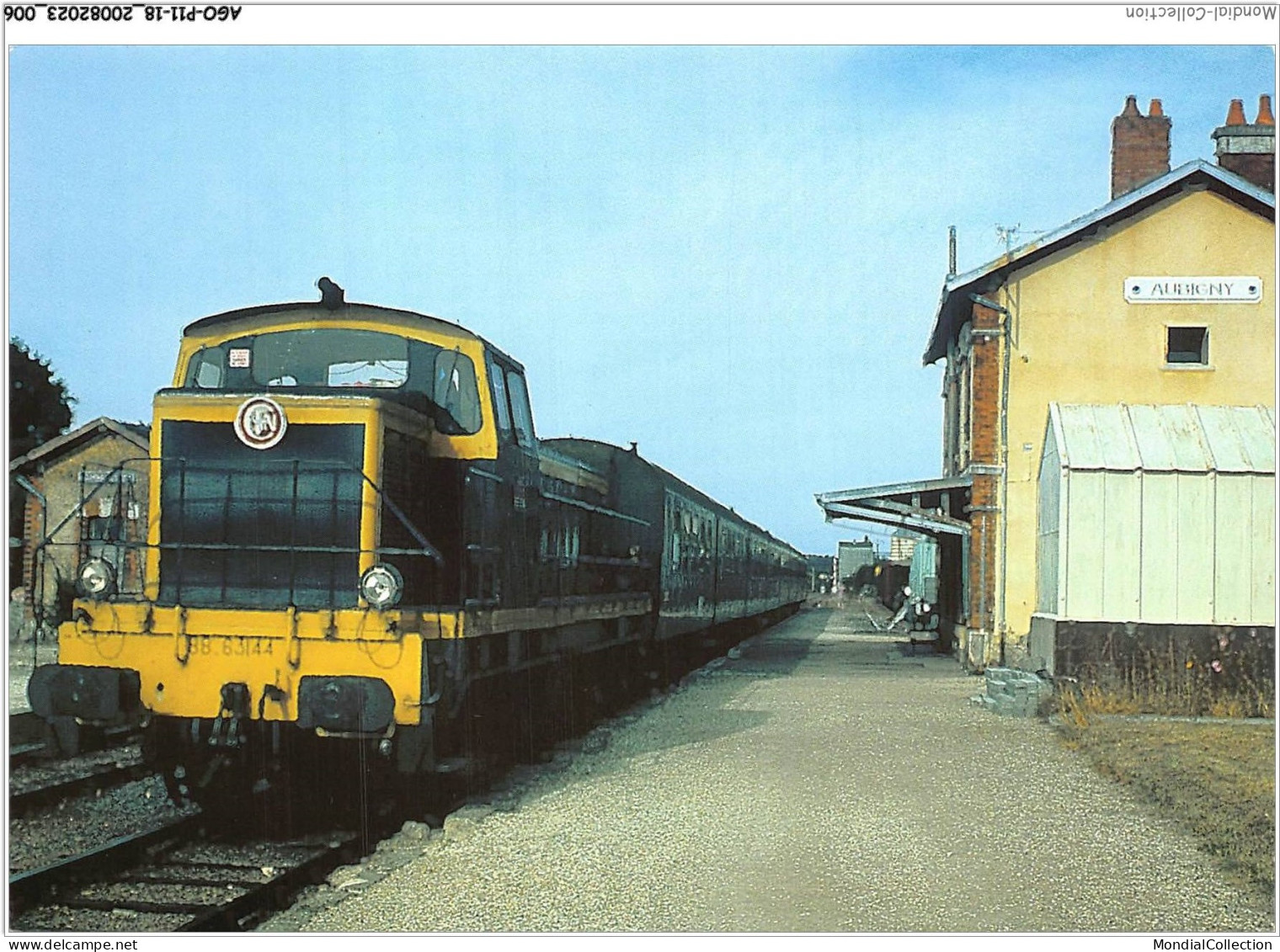 AGOP11-0885-18 - AUBIGNY-SUR-NERE - Ligne Beaune La Rollande-bourges Spécial Les Amis Du Vieux Guérigny - Aubigny Sur Nere