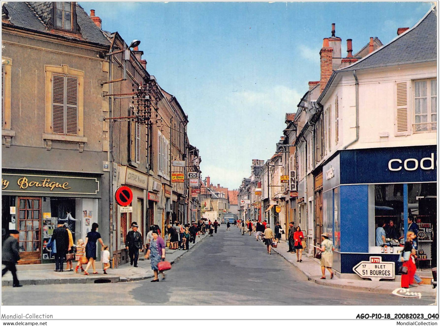 AGOP10-0849-18 - SANCOINS - Cher - La Rue Du Ruisseau - Sancoins