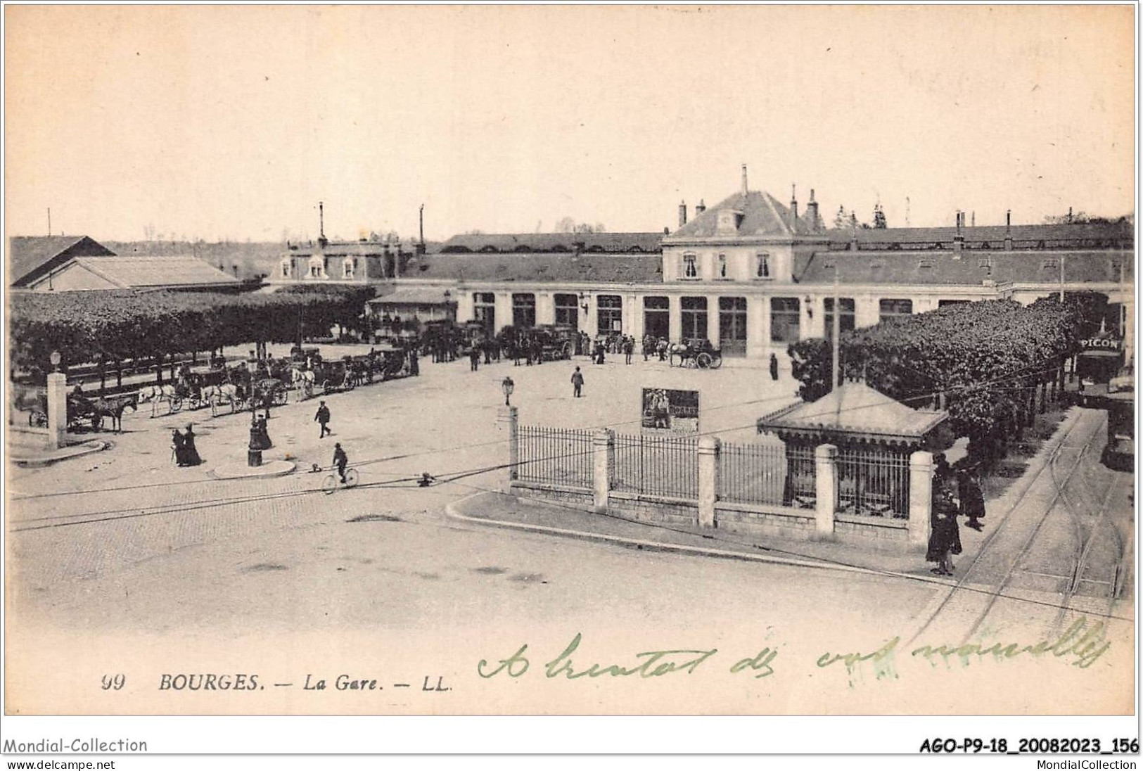 AGOP9-0828-18 - BOURGES - La Gare - Bourges