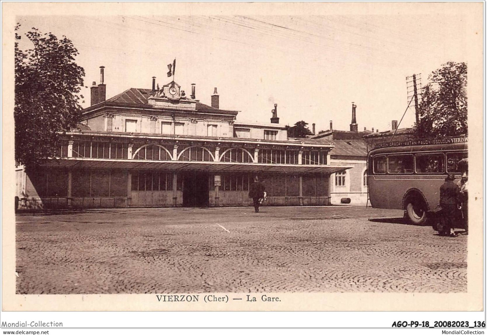 AGOP9-0818-18 - VIERZON - Cher - La Gare - Vierzon