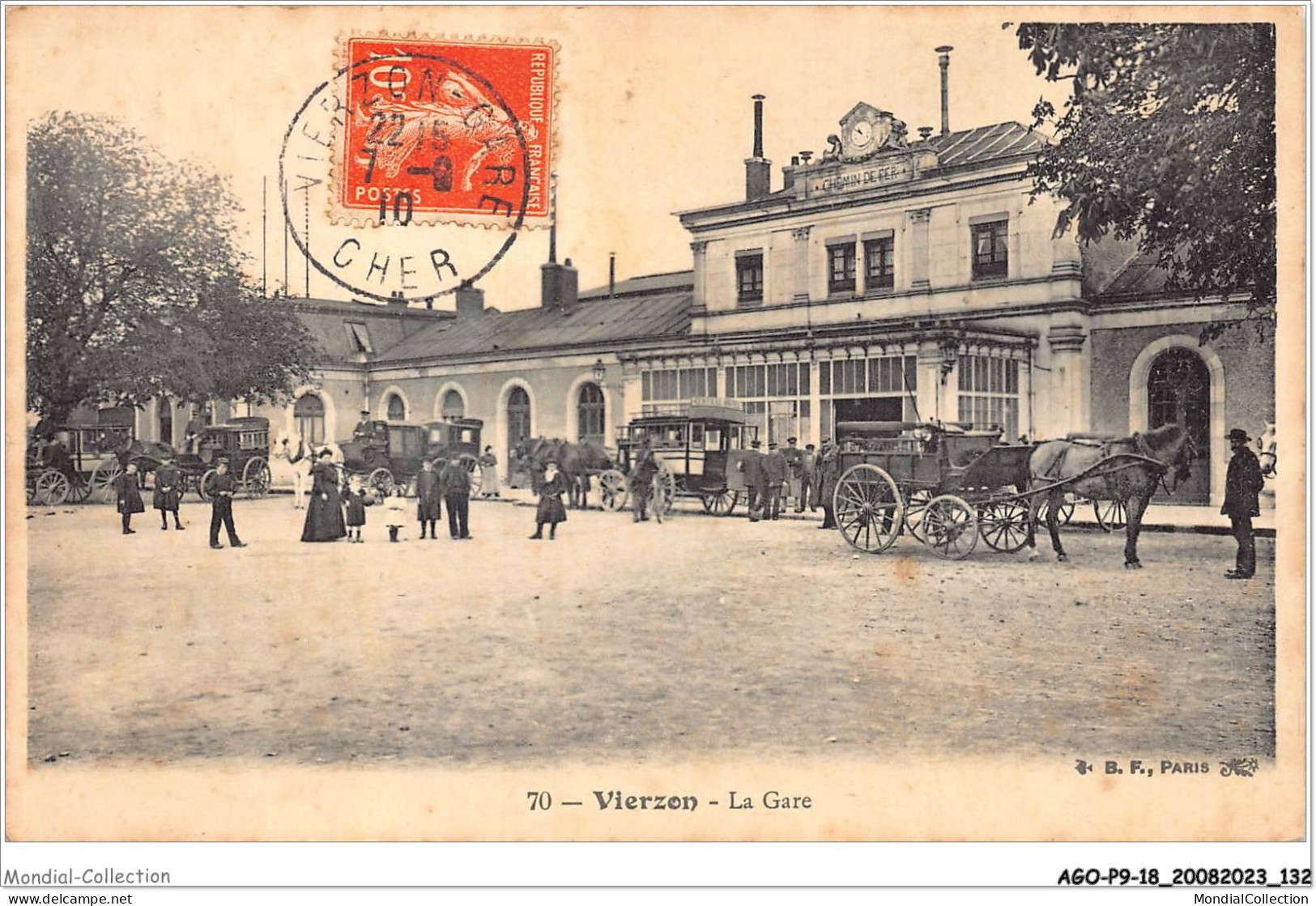 AGOP9-0816-18 - VIERZON - La Gare - Vierzon