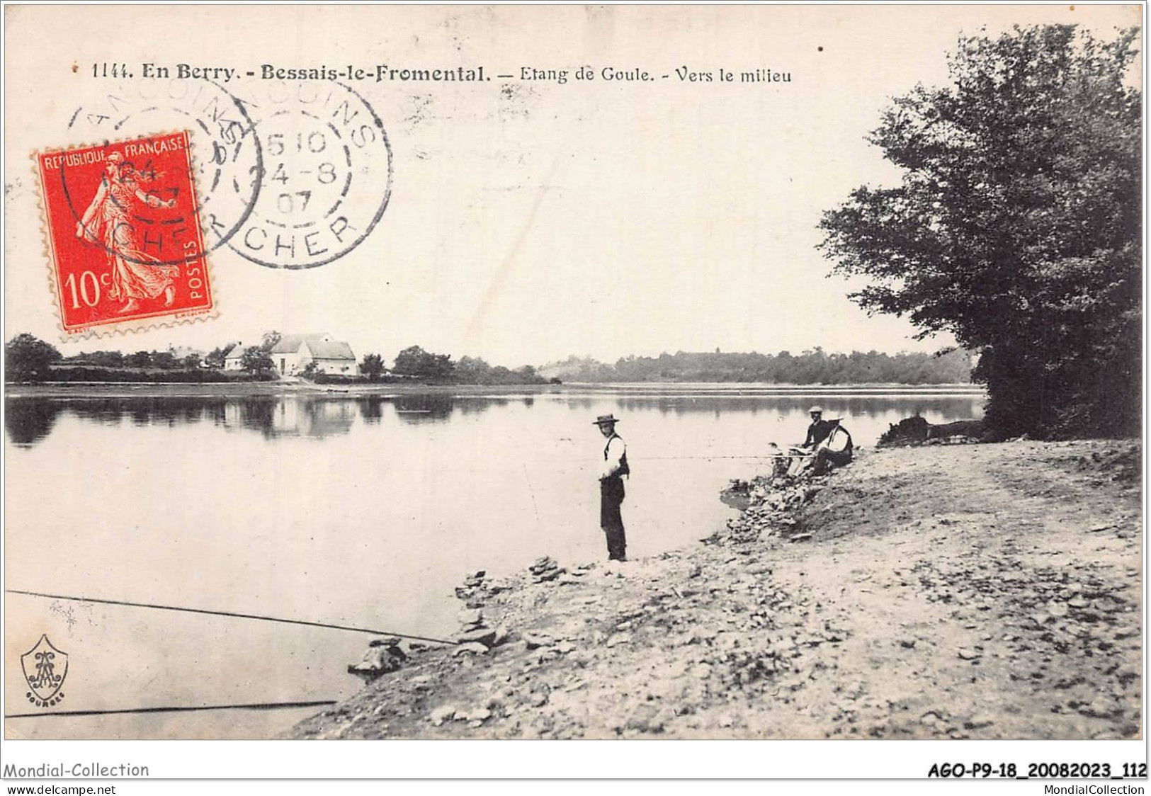 AGOP9-0806-18 - En Berry - BESSAIS-LE-FROMENTAL - étang De Goule - Vers Le Milieu - Saint-Amand-Montrond