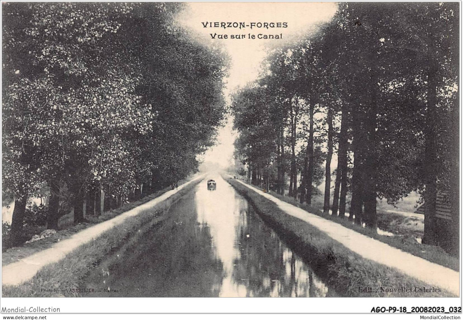 AGOP9-0766-18 - VIERZON-FORGES - Vue Sur Le Canal - Vierzon