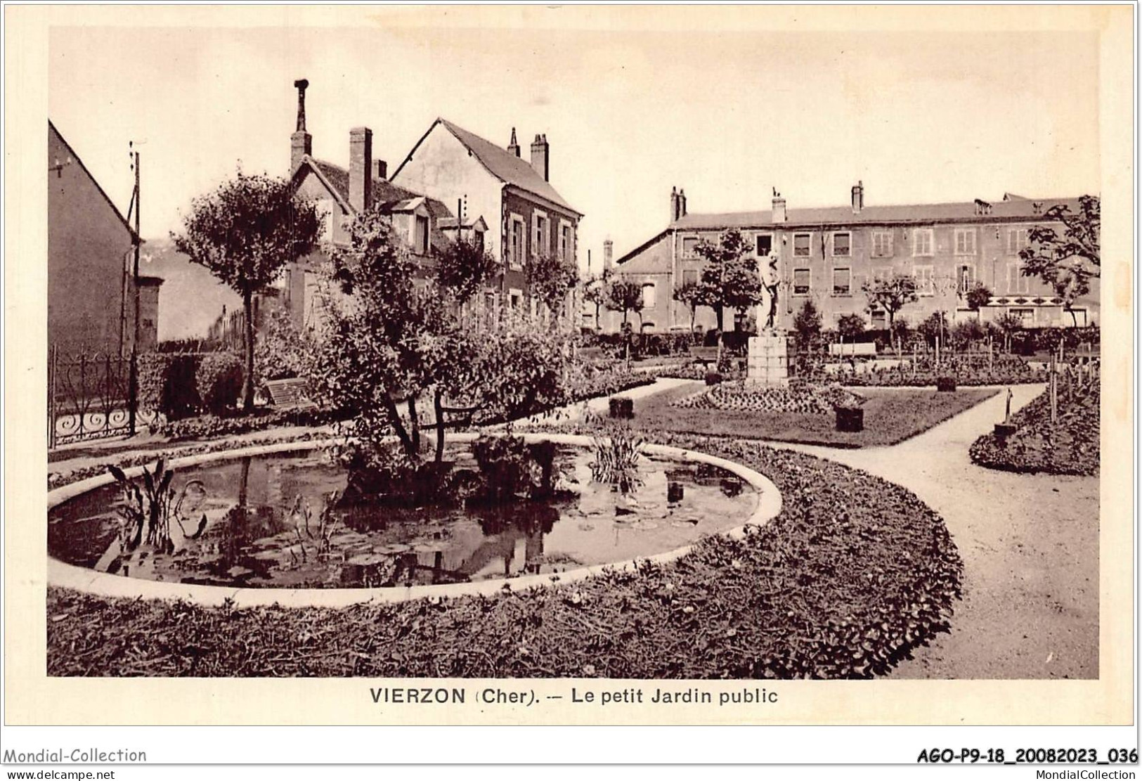 AGOP9-0768-18 - VIERZON - Cher - Le Petit Jardin Public - Vierzon