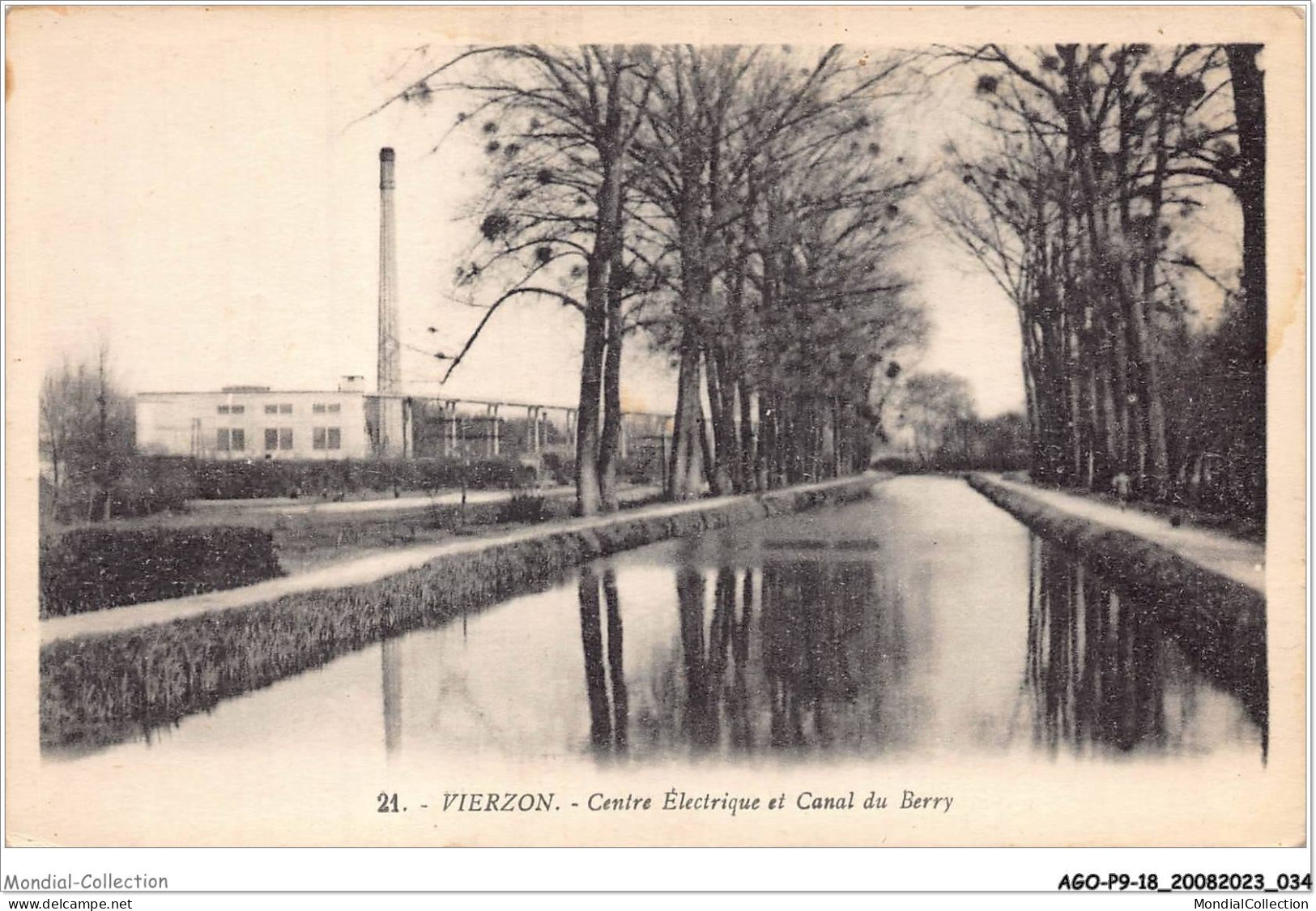 AGOP9-0767-18 - VIERZON - Centre électrique Et Canal Du Berry - Vierzon