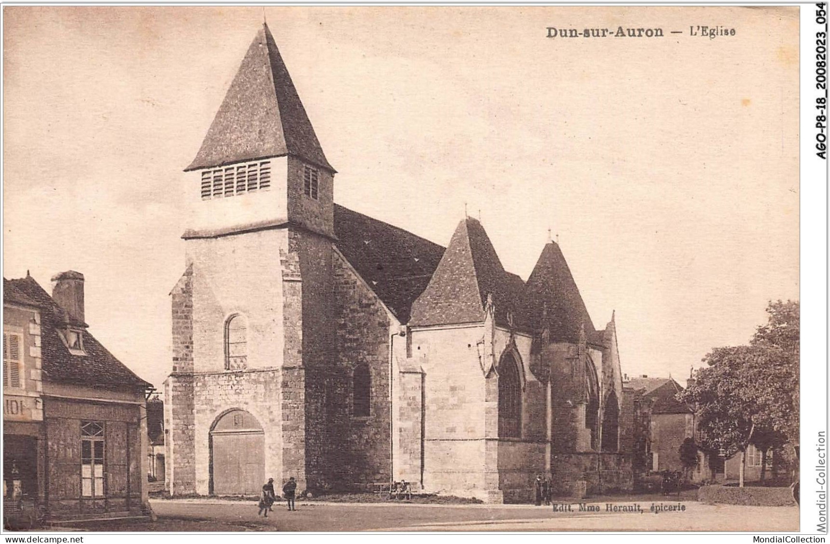 AGOP8-0684-18 - DUN-SUR-AURON - L'église - Dun-sur-Auron