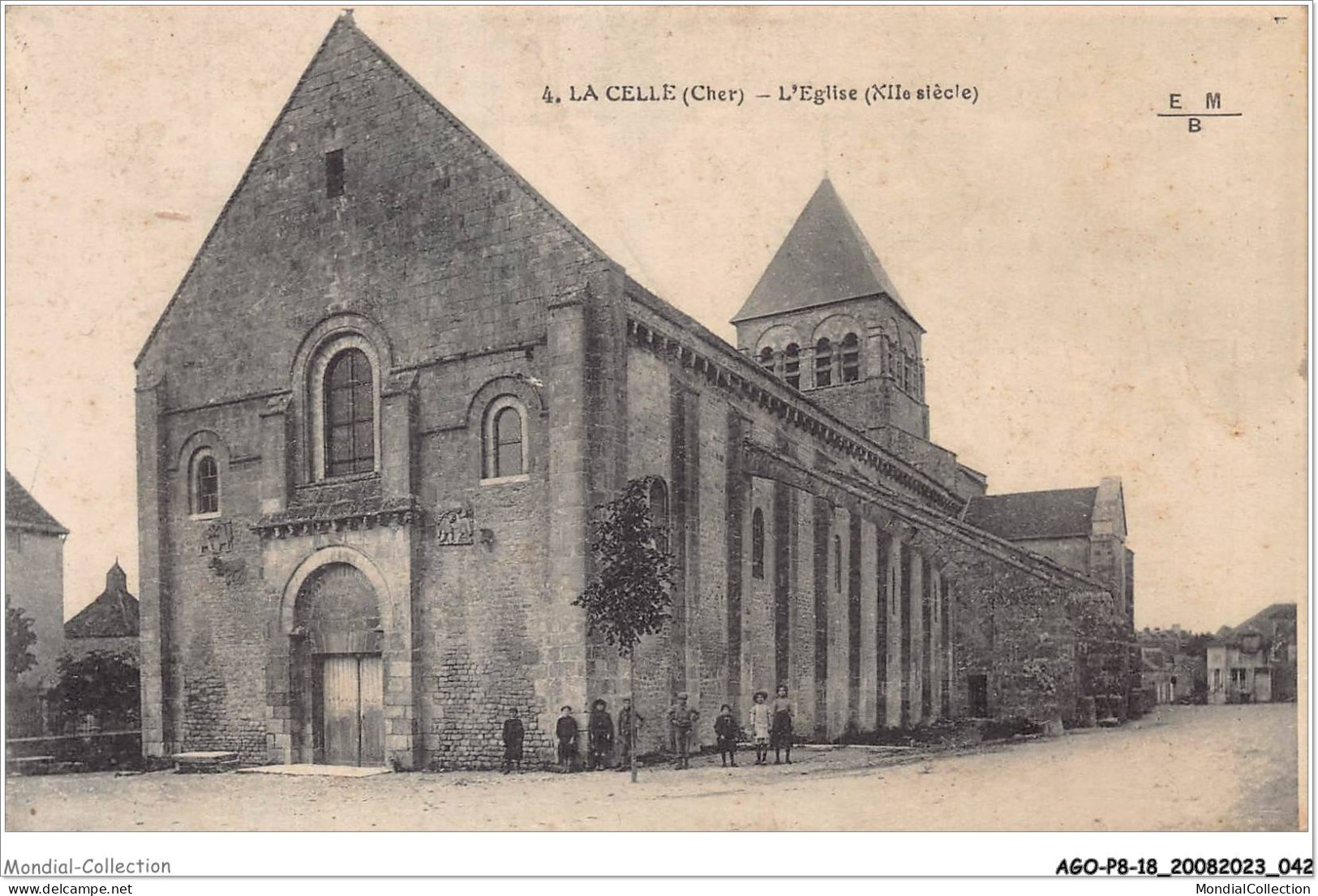 AGOP8-0678-18 - LA CELLE - Cher - L'église - XII Siècle - Saint-Amand-Montrond