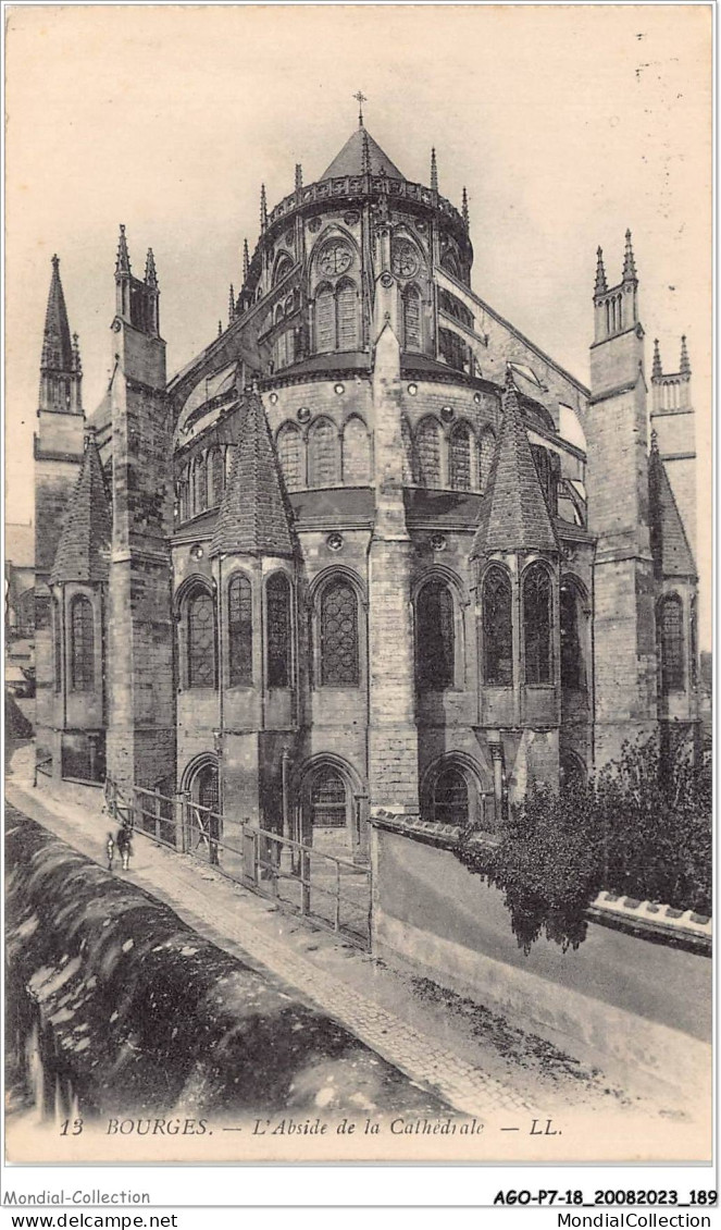 AGOP7-0654-18 - BOURGES - L'abside De La Cathédrale - Bourges