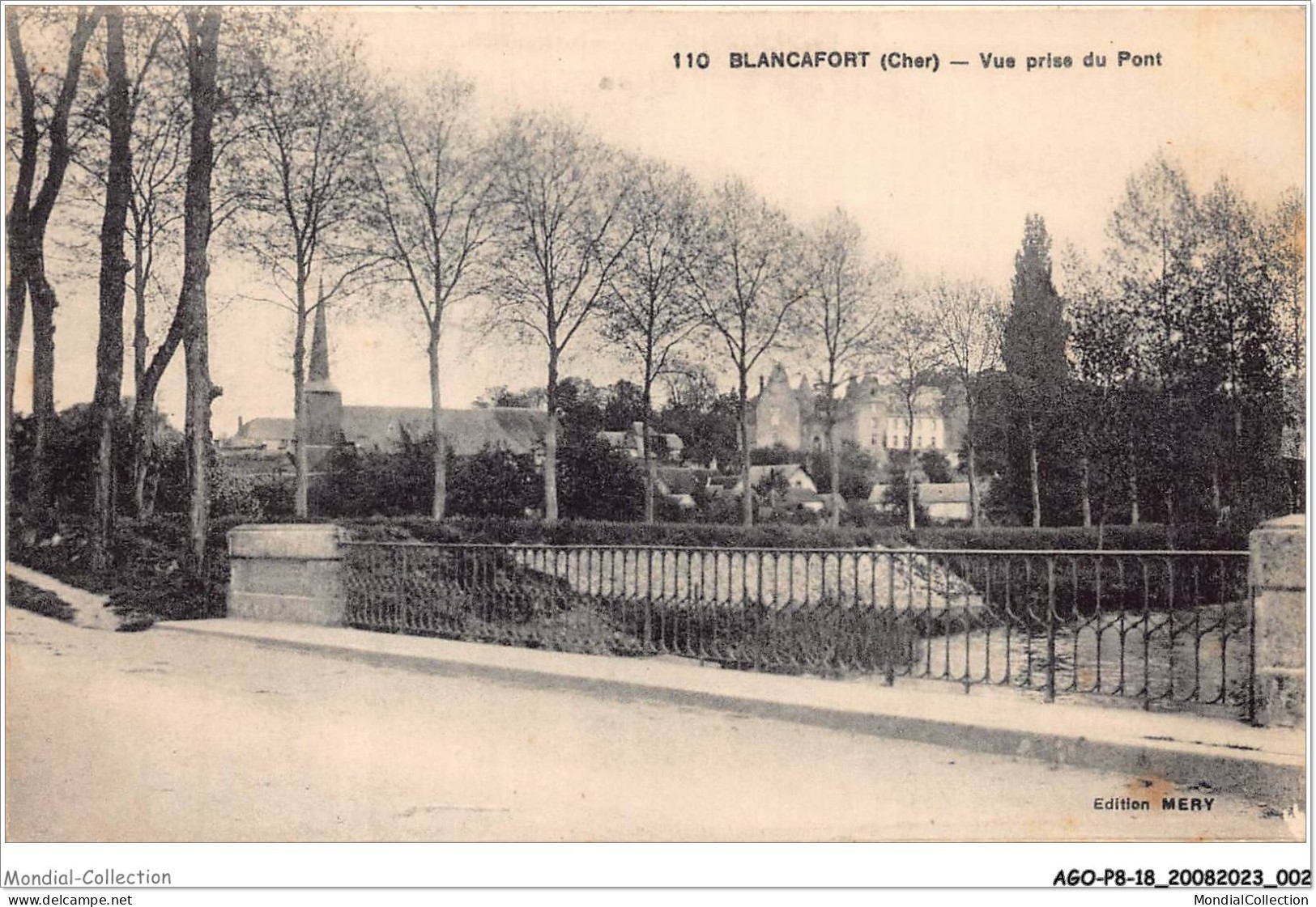 AGOP8-0658-18 - BLANCAFORT - Cher - Vue Prise Du Pont - Vierzon