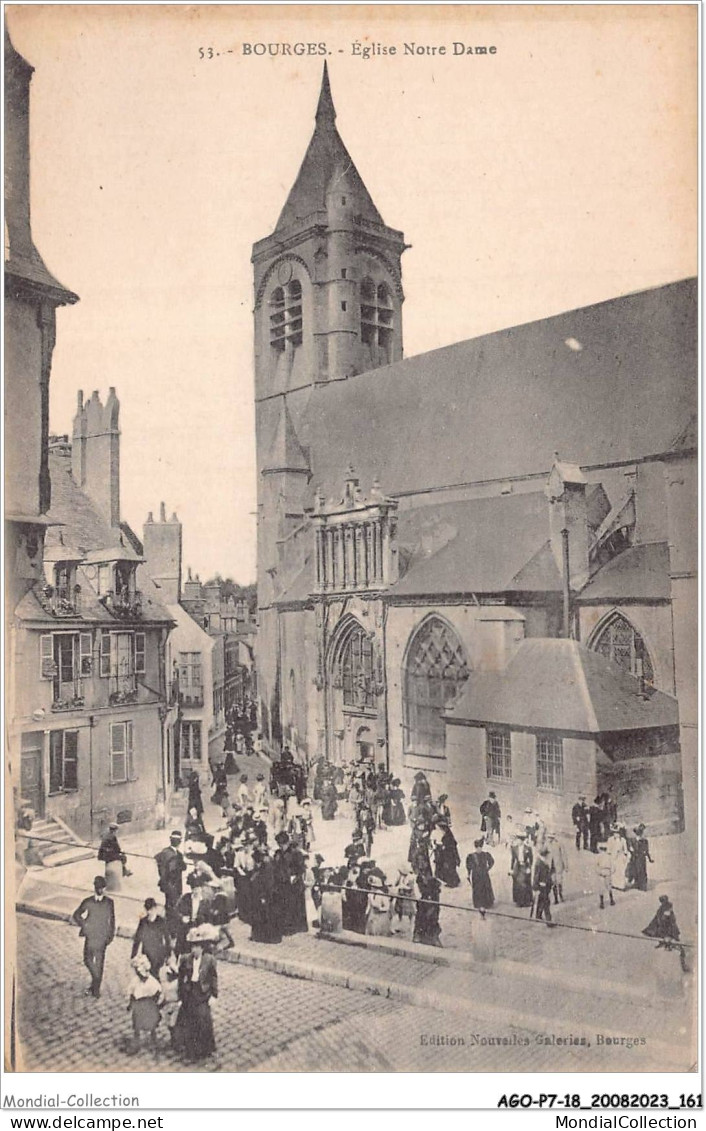 AGOP7-0640-18 - BOURGES - église Notre-dame - Bourges