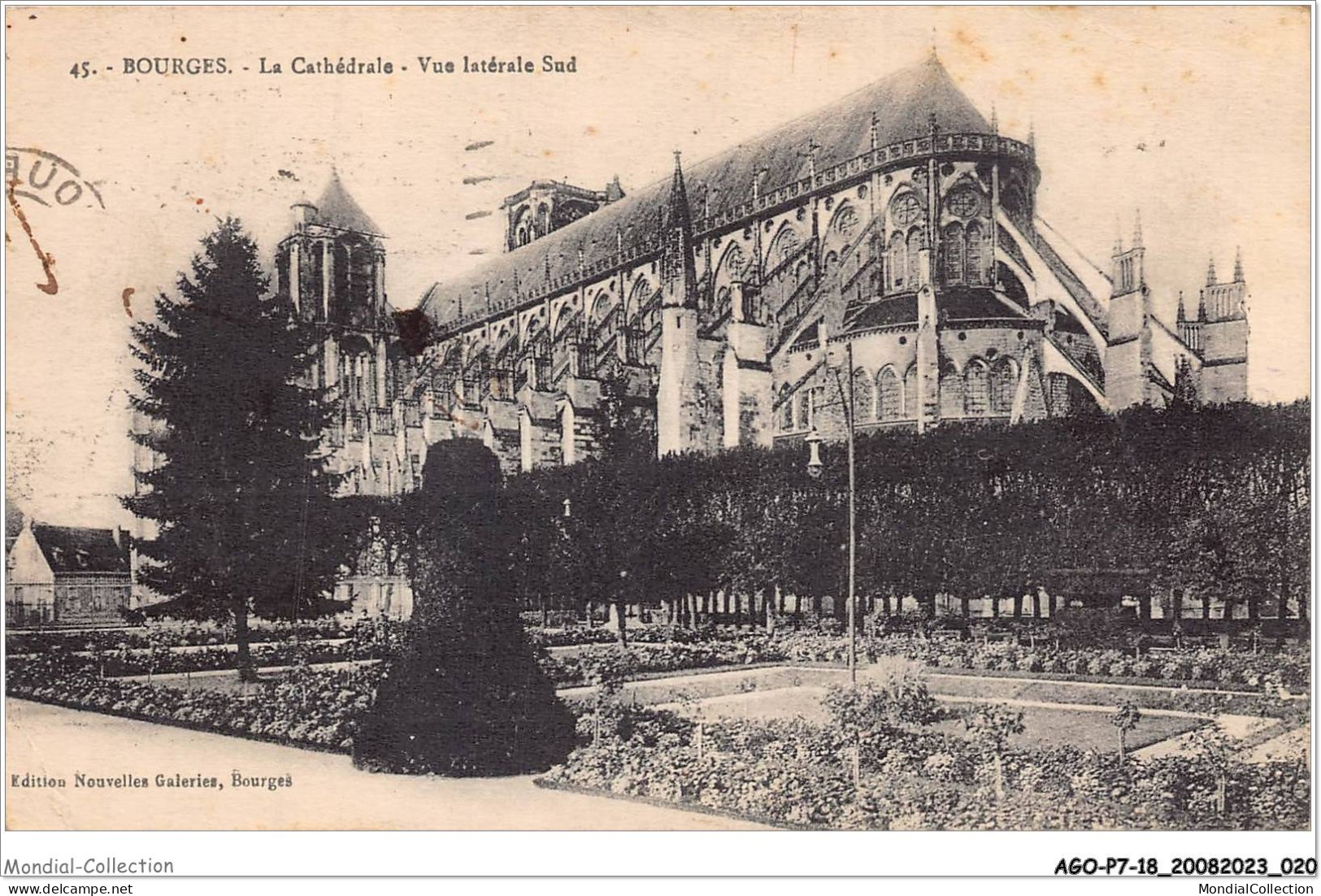 AGOP7-0569-18 - BOURGES - La Cathédrale - Vue Latérale Sud - Bourges