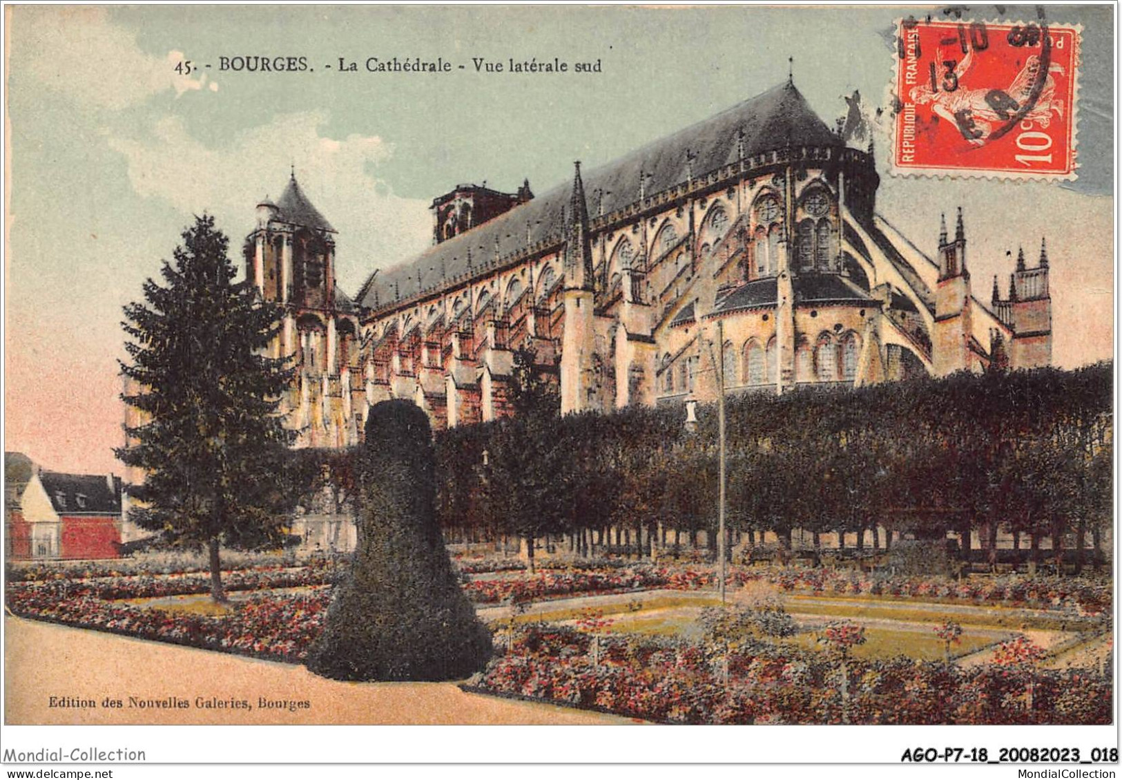 AGOP7-0568-18 - BOURGES - La Cathédrale - Vue Latérale Sud - Bourges