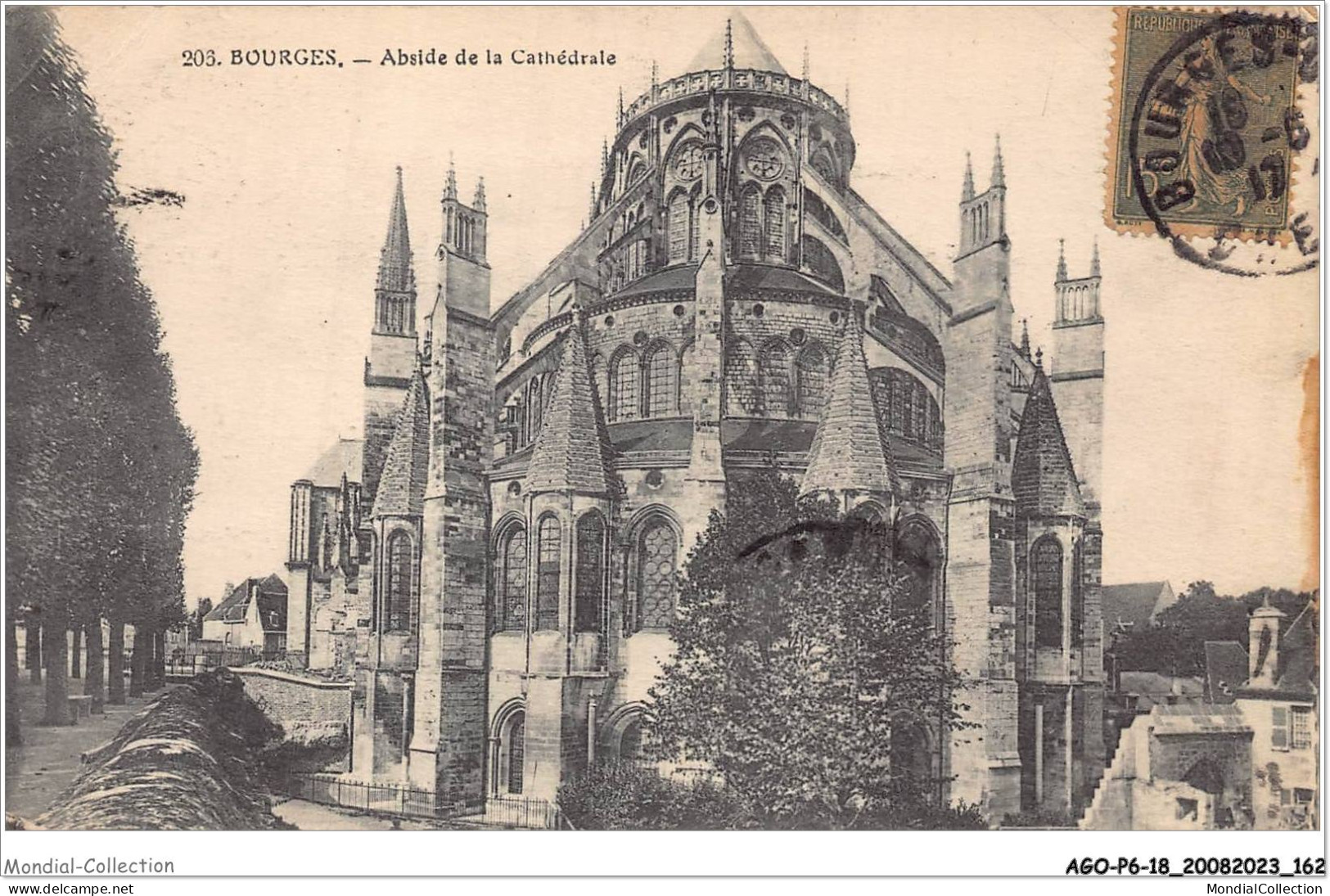 AGOP6-0546-18 - BOURGES - Abside De La Cathédrale  - Bourges