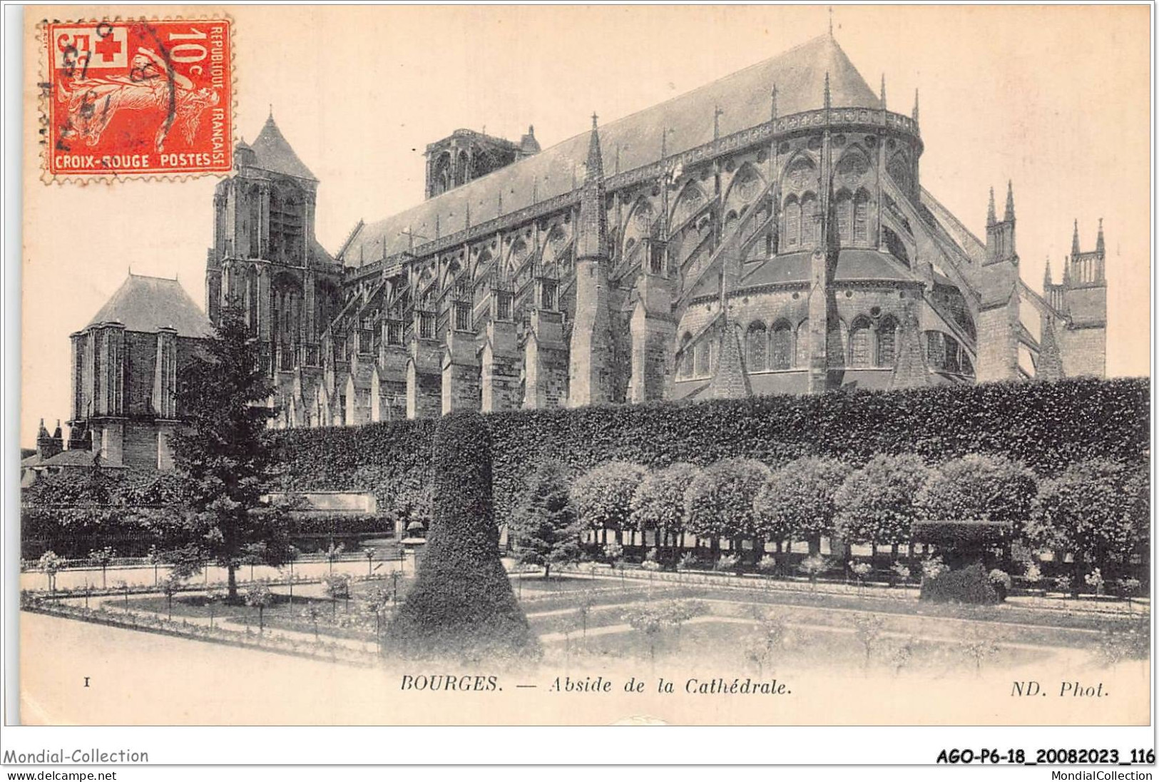 AGOP6-0523-18 - BOURGES - Abside De La Cathédrale  - Bourges