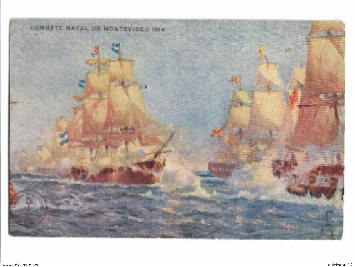 Combate Naval De Montevideo 1814 - 7399 - Autres & Non Classés