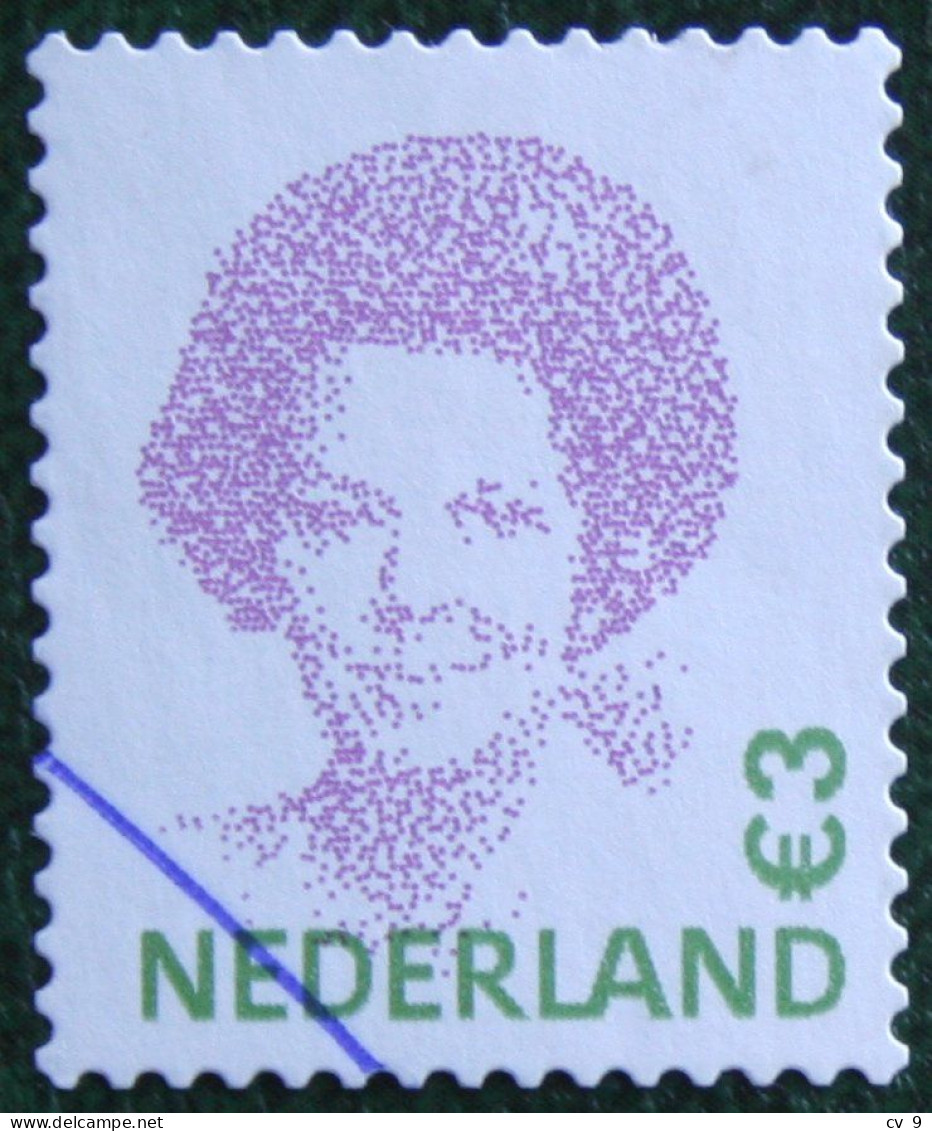 Koningin Beatrix 3 Euro NVPH 2043 (Mi 1967) 2002 Gestempeld / USED NEDERLAND / NIEDERLANDE - Usati