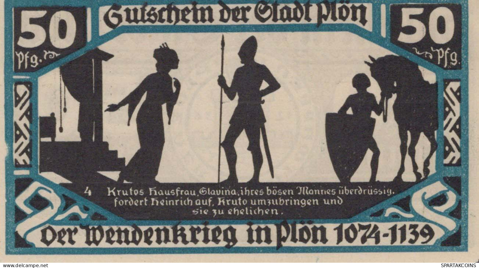 50 PFENNIG 1921 Stadt PLÖN Schleswig-Holstein UNC DEUTSCHLAND Notgeld #PB591 - [11] Emissions Locales