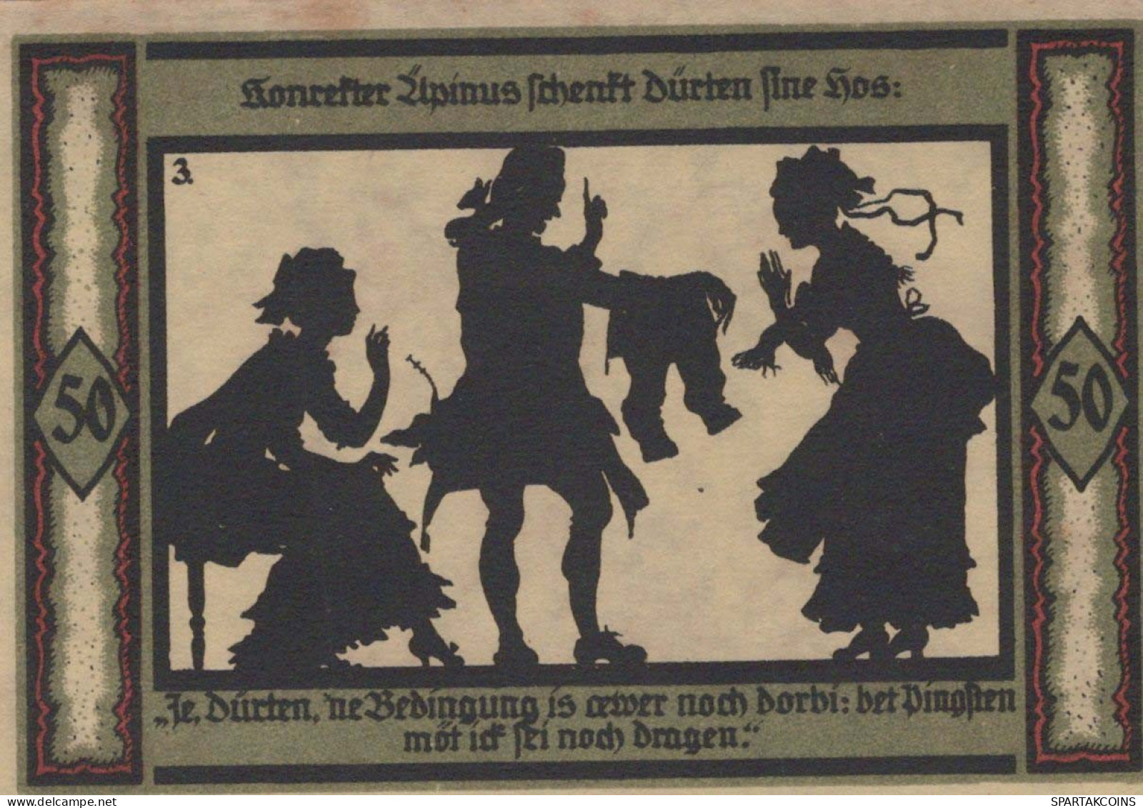 50 PFENNIG 1921 Stadt NEUSTRELITZ Mecklenburg-Strelitz DEUTSCHLAND #PG080 - [11] Local Banknote Issues
