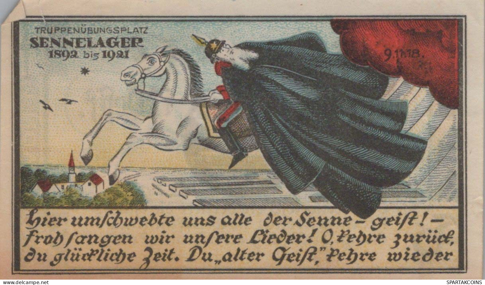 50 PFENNIG 1921 Stadt NEUHAUS IN WESTFALEN Westphalia DEUTSCHLAND Notgeld #PF417 - [11] Local Banknote Issues