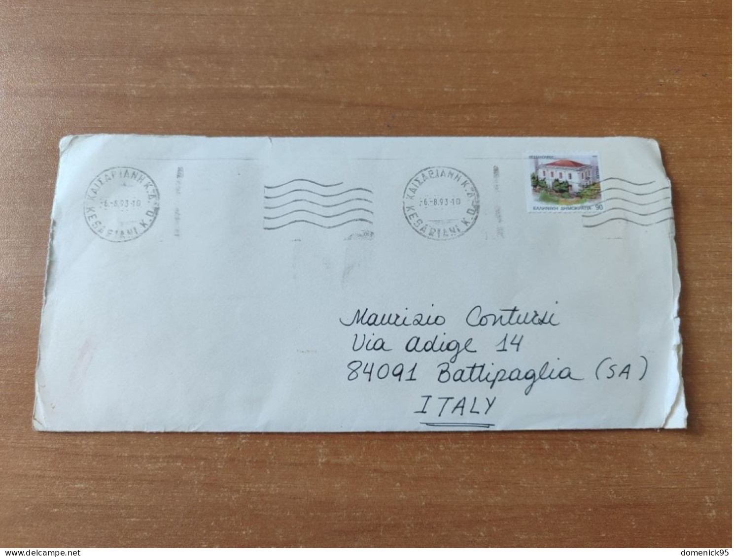 1993 - Lettera Per L'Italia - Lettres & Documents