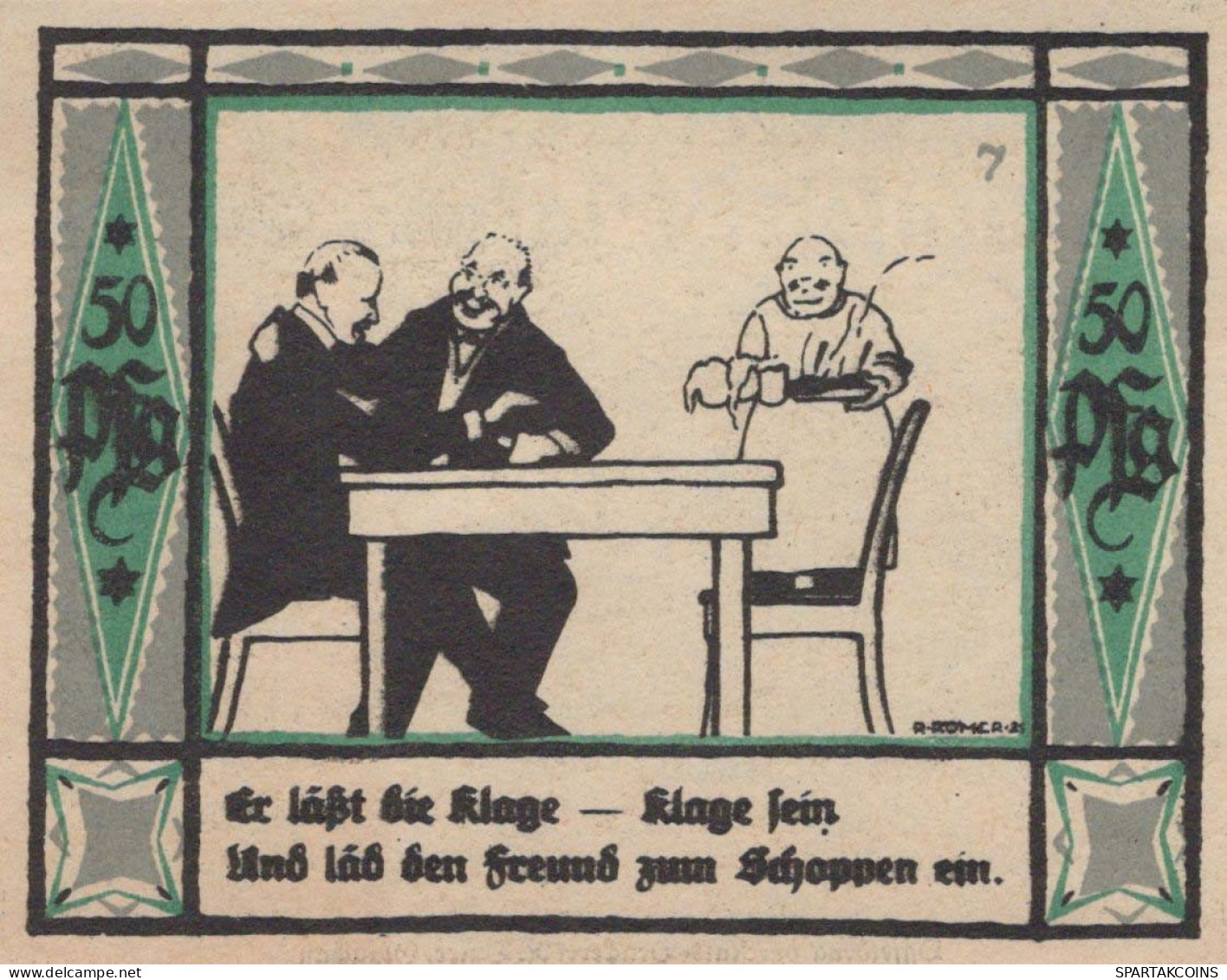 50 PFENNIG 1921 Stadt MÜLSEN-SANKT JAKOB Saxony DEUTSCHLAND Notgeld #PF608 - [11] Local Banknote Issues