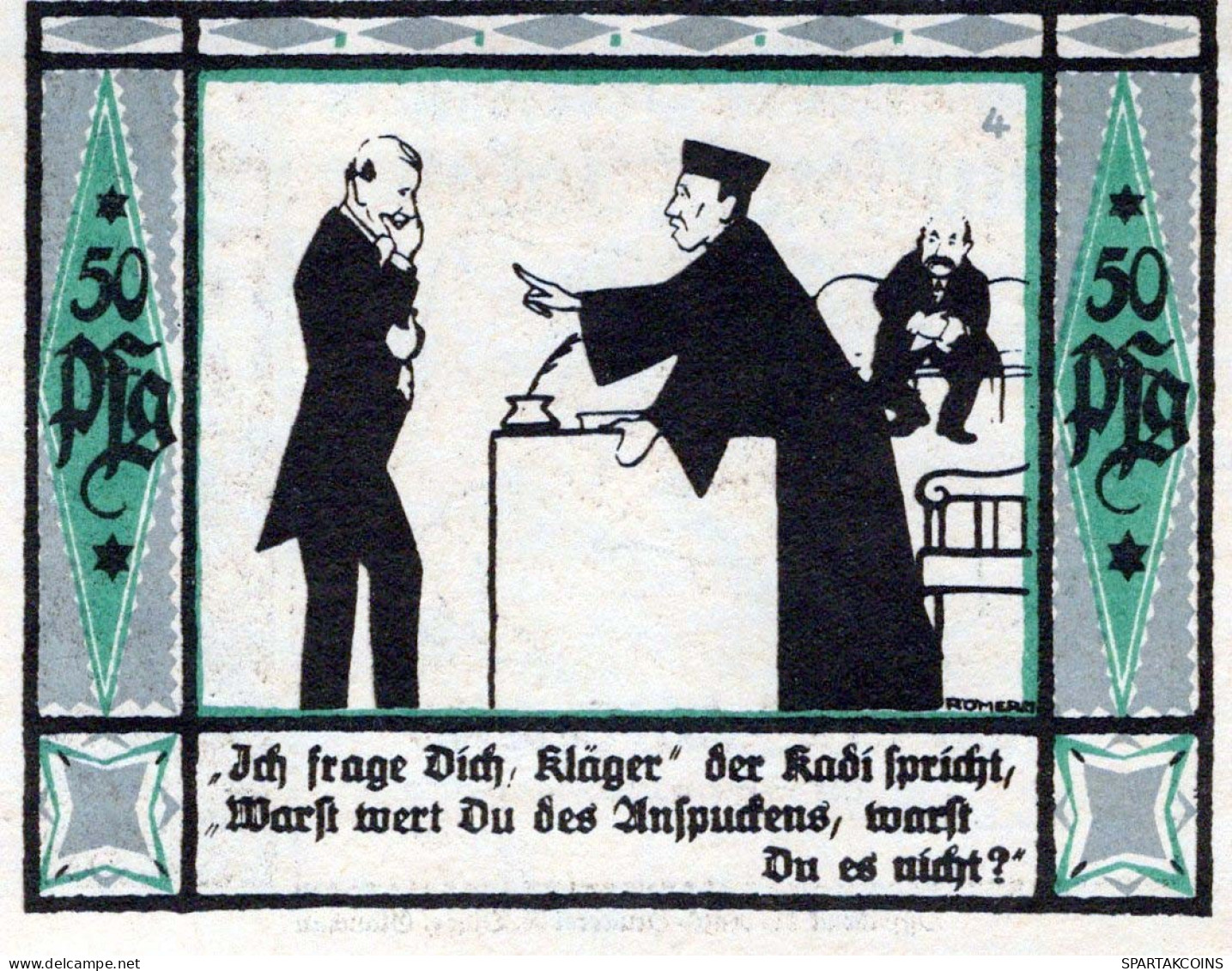 50 PFENNIG 1921 Stadt MÜLSEN-SANKT JAKOB Saxony DEUTSCHLAND Notgeld #PF603 - [11] Local Banknote Issues