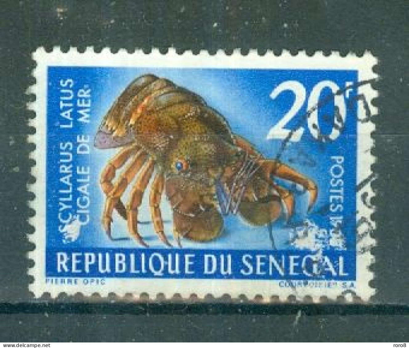 REPUBLIQUE DU SENEGAL - N°306 Oblitéré - Crustacés. - Crustacés