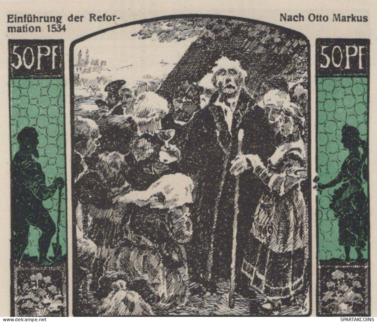 50 PFENNIG 1922 Stadt QUEDLINBURG Saxony UNC DEUTSCHLAND Notgeld Banknote #PB837 - Lokale Ausgaben